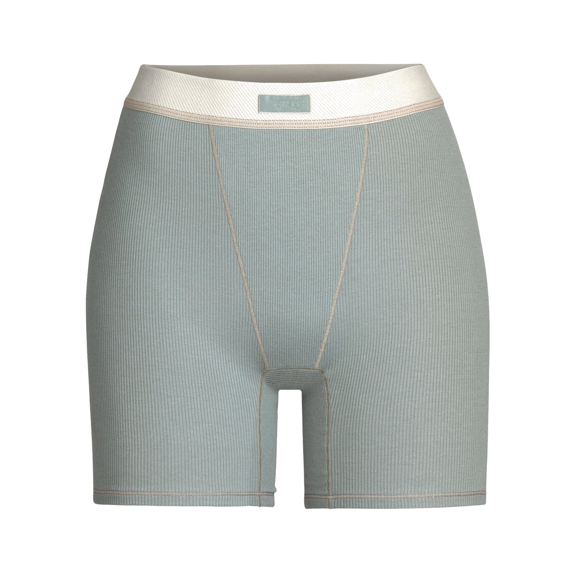 SKIMS COTTON RIB BOXER | MINERAL