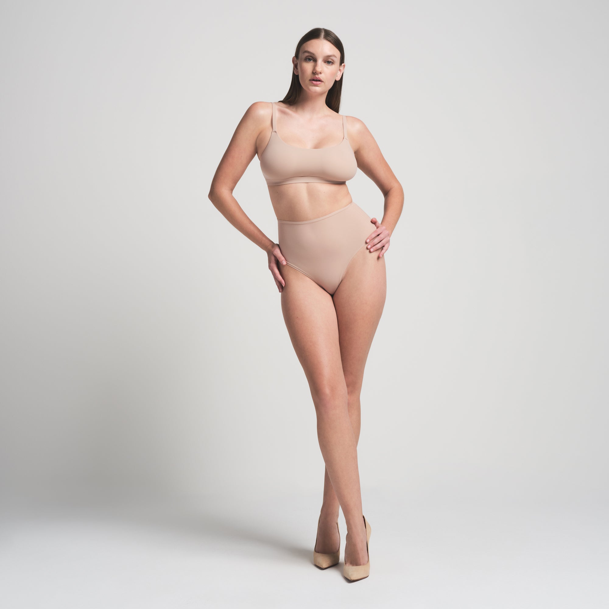 SKIMS FITS EVERYBODY HIGH-WAISTED THONG | MICA