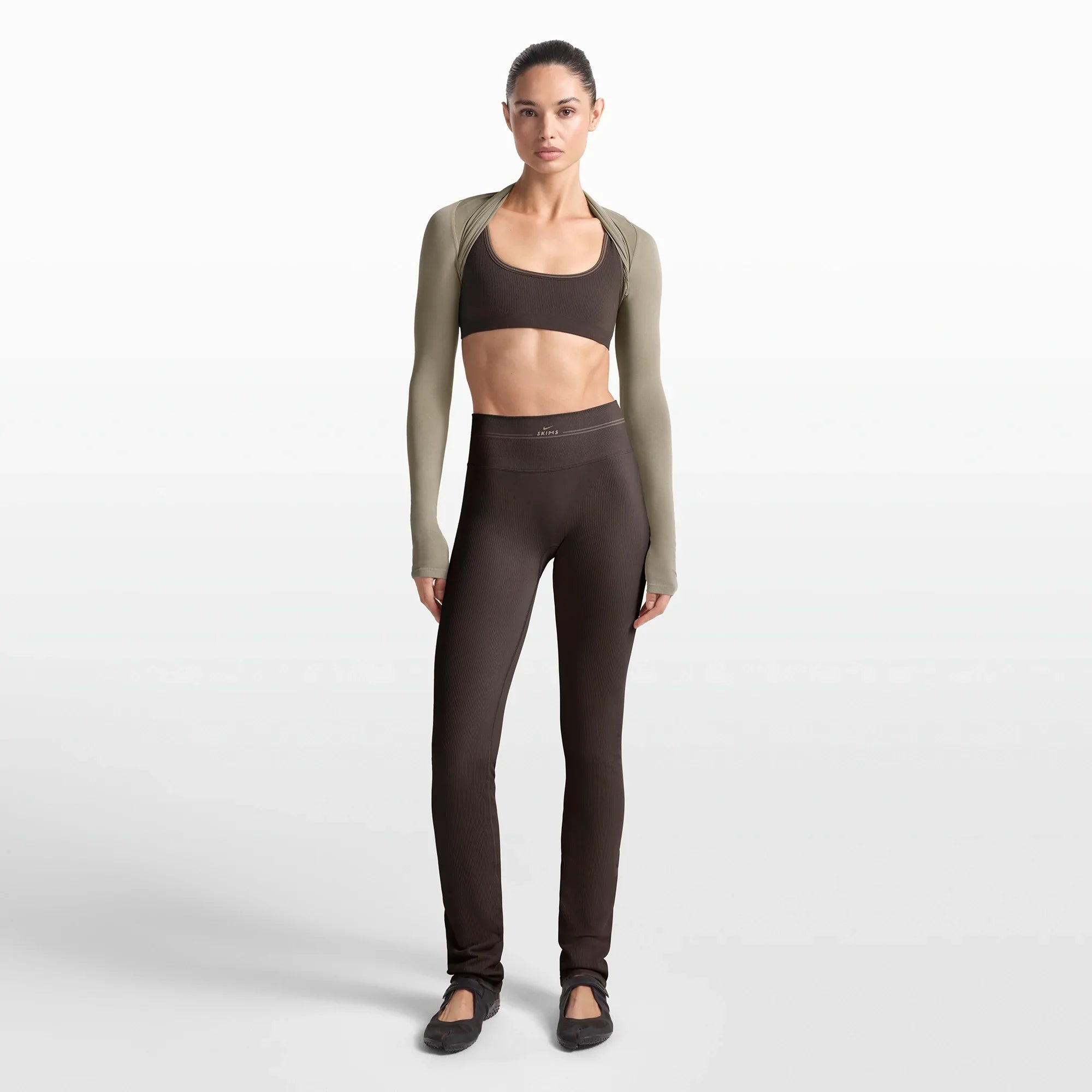 NikeSKIMS RIBBED SEAMLESS 34" STRAIGHT LEGGING | PHOENIX