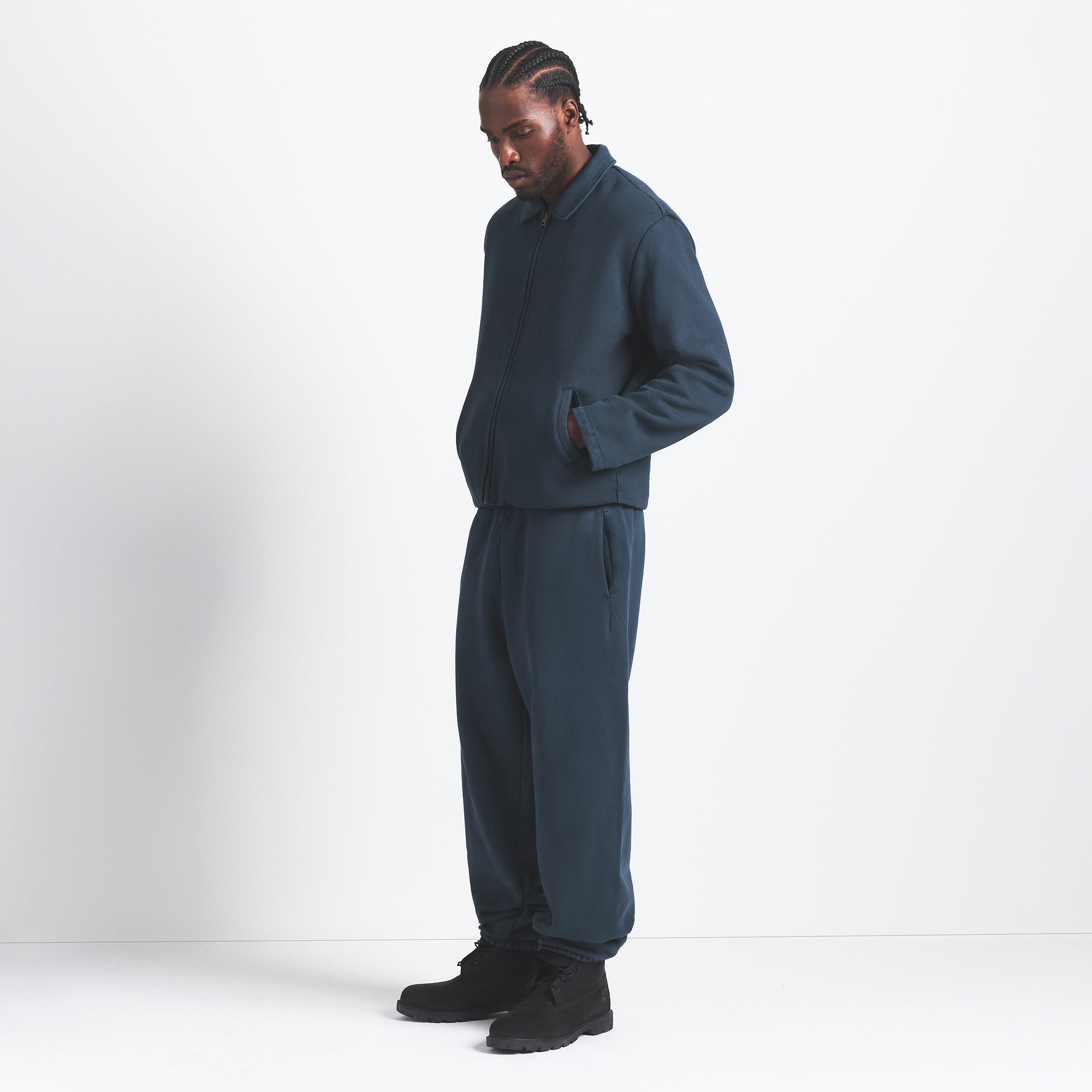 SKIMS HEAVYWEIGHT FLEECE MENS JOGGER | NAVY