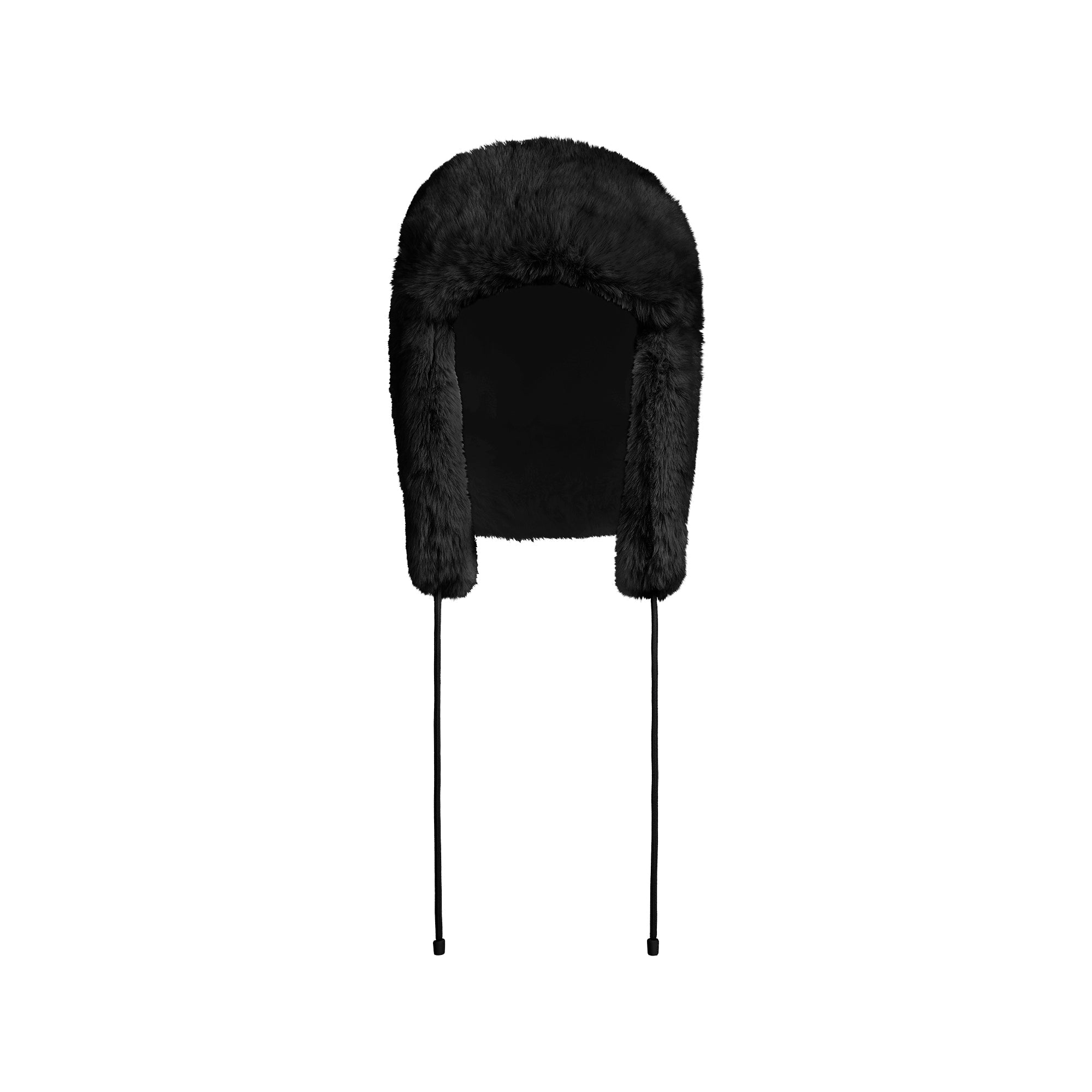 SKIMS FAUX FUR TRAPPER HAT | OBSIDIAN
