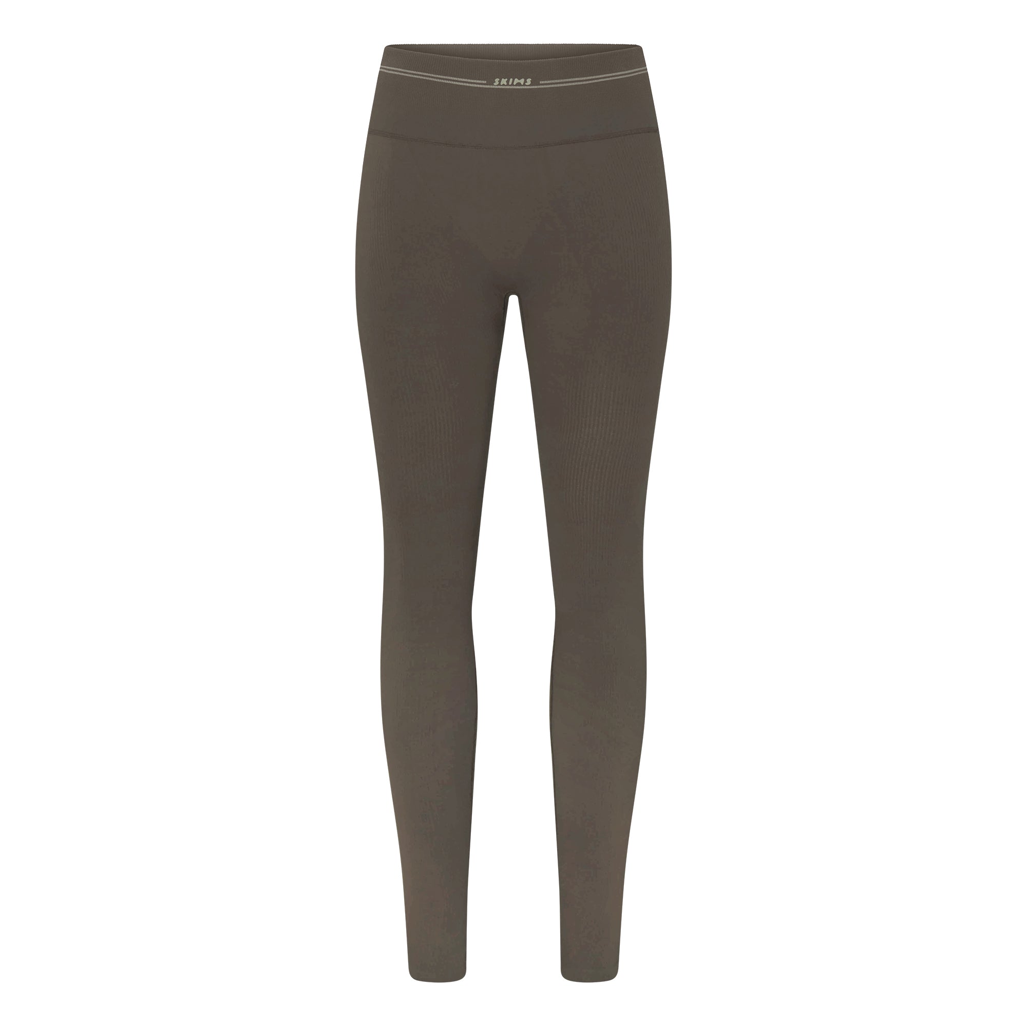 NikeSKIMS RIBBED SEAMLESS 26" LEGGING | DUSTY OAKMOSS