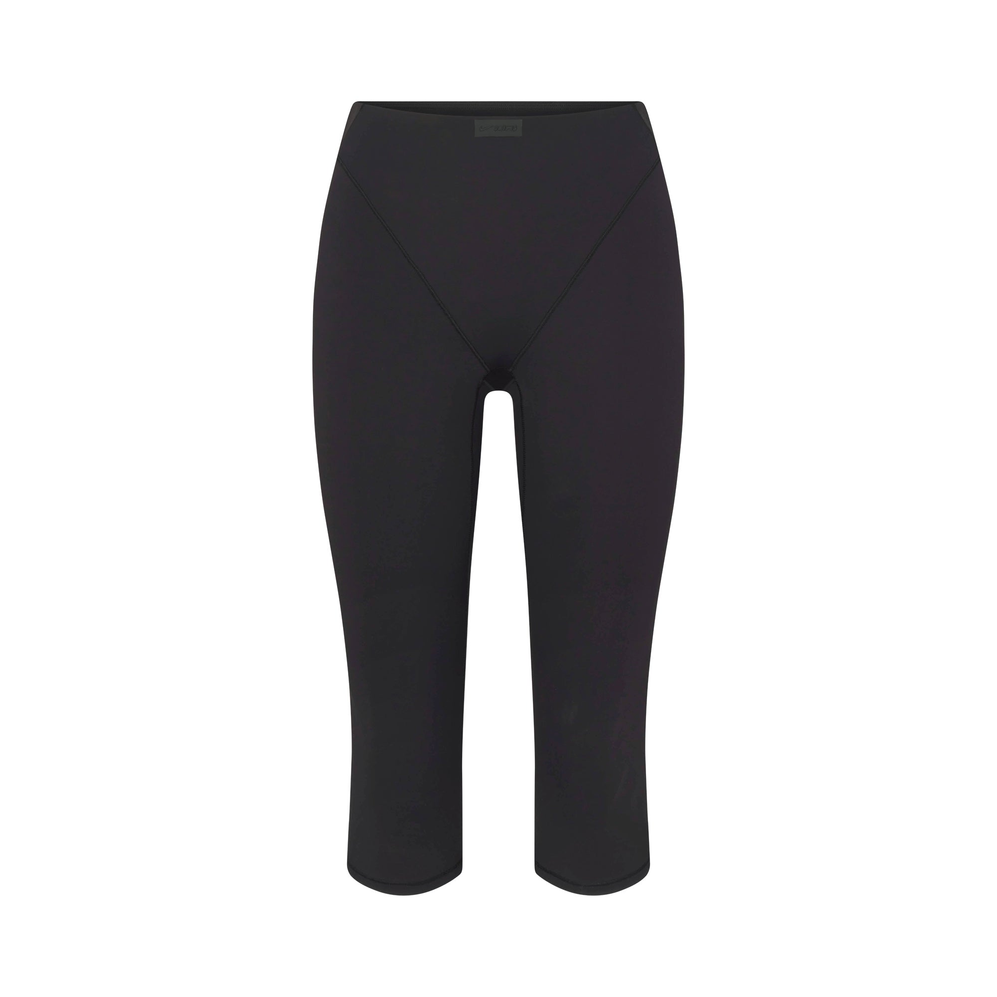 NikeSKIMS MATTE 17" V-LINE CROP LEGGING | OBSIDIAN