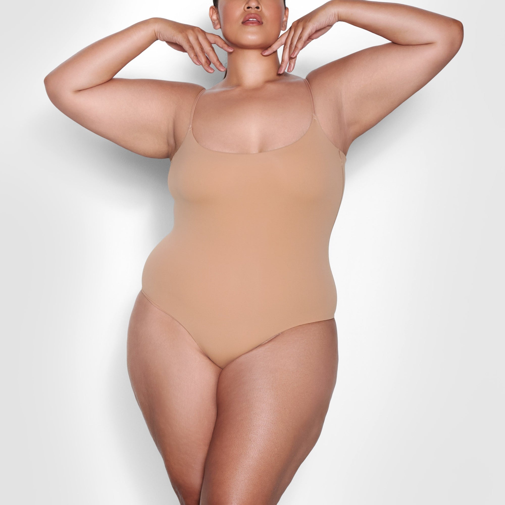SKIMS FITS EVERYBODY CAMI BODYSUIT | OCHRE