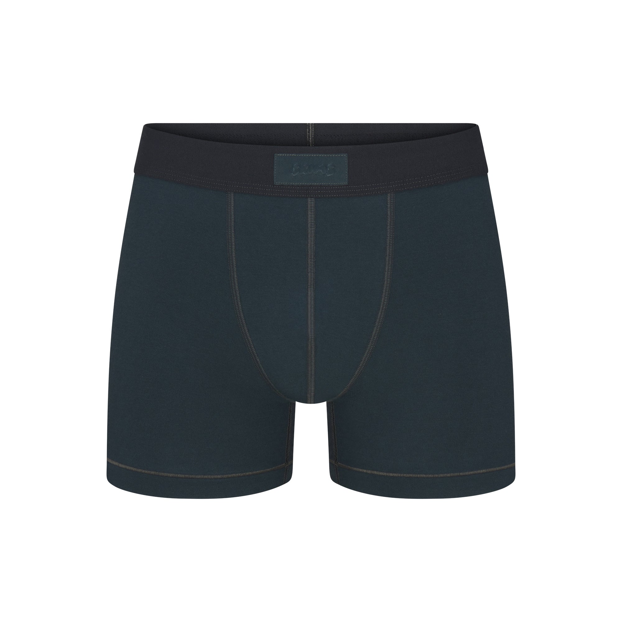 SKIMS COTTON MENS 3" BOXER BRIEF | VERDANT