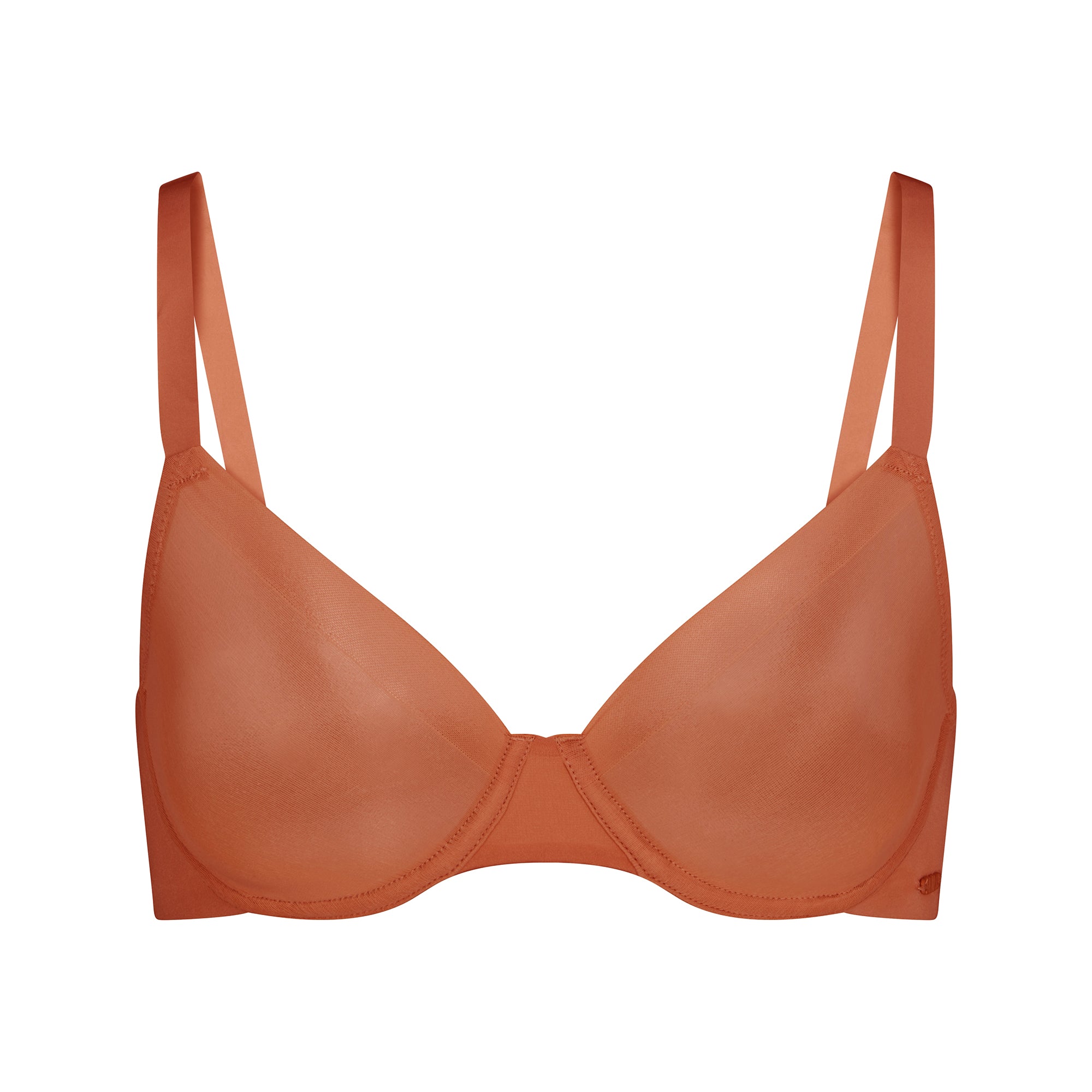 SKIMS NO SHOW UNLINED DEMI BRA | BRONZE