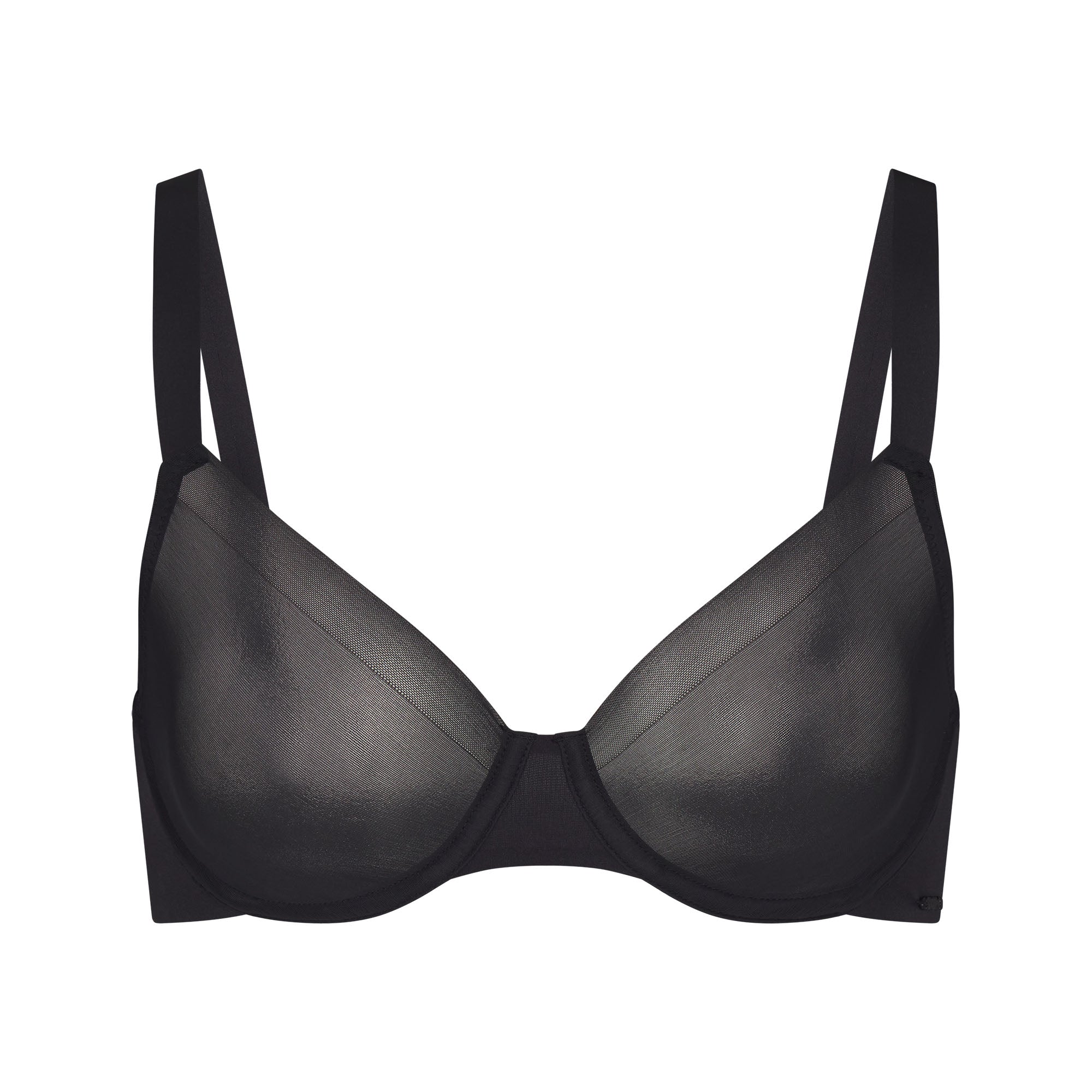 SKIMS NO SHOW UNLINED DEMI BRA | ONYX