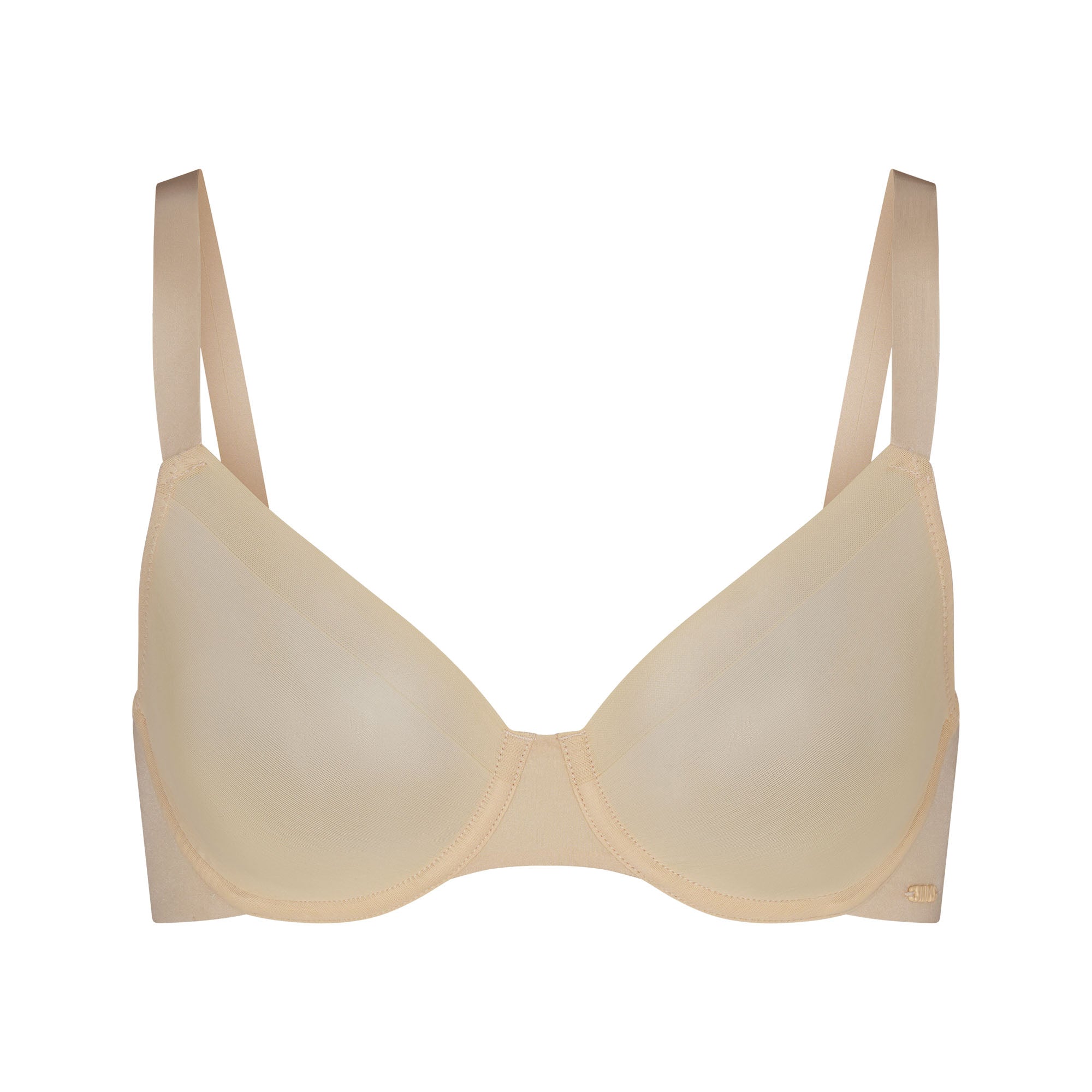 SKIMS NO SHOW UNLINED DEMI BRA | SAND
