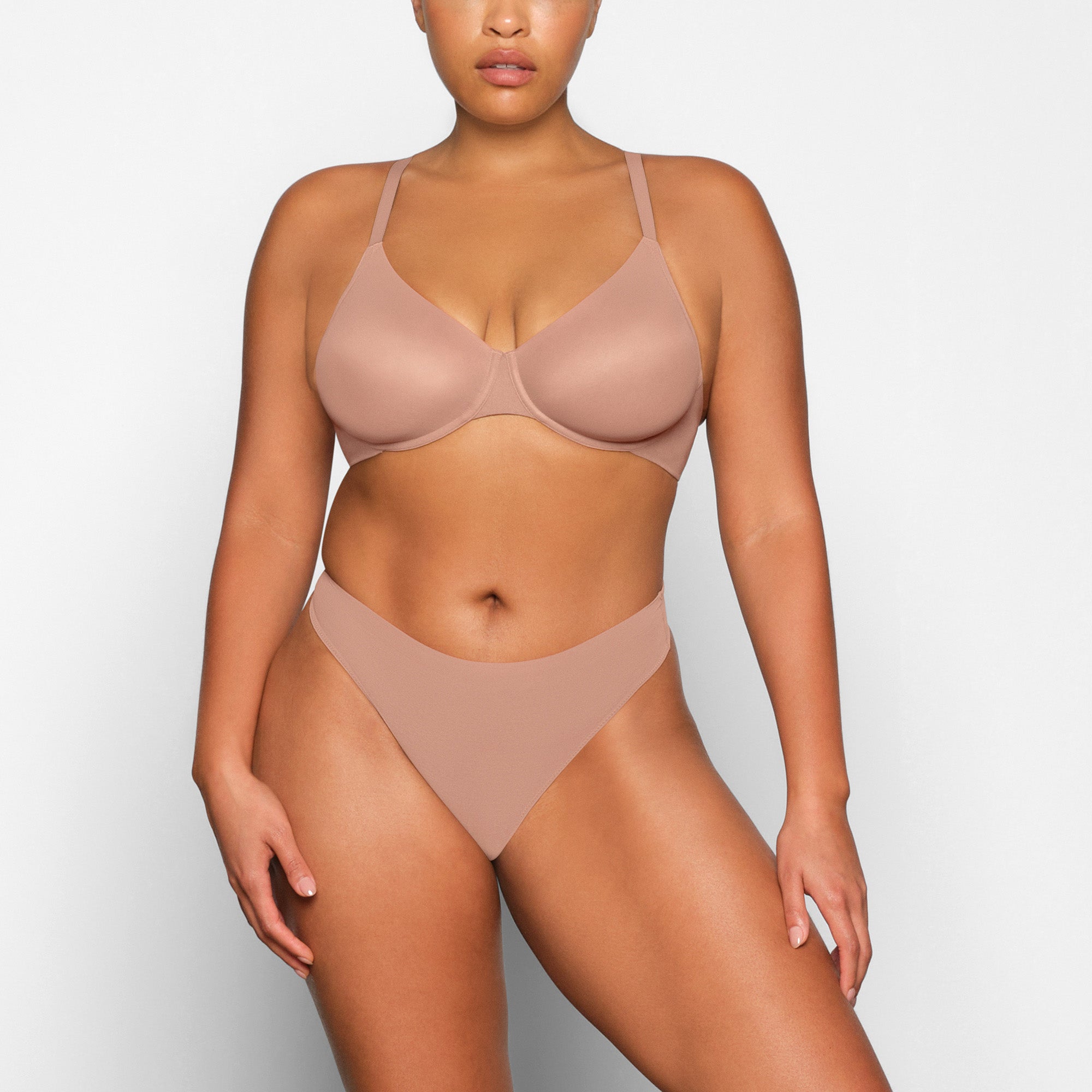 SKIMS NO SHOW UNLINED DEMI BRA | SIENNA