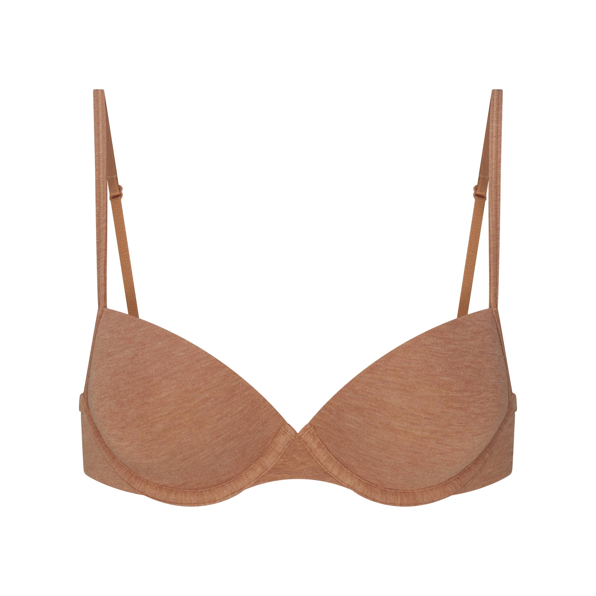 SKIMS EVERYDAY COTTON T-SHIRT BRA | SIENNA HEATHER