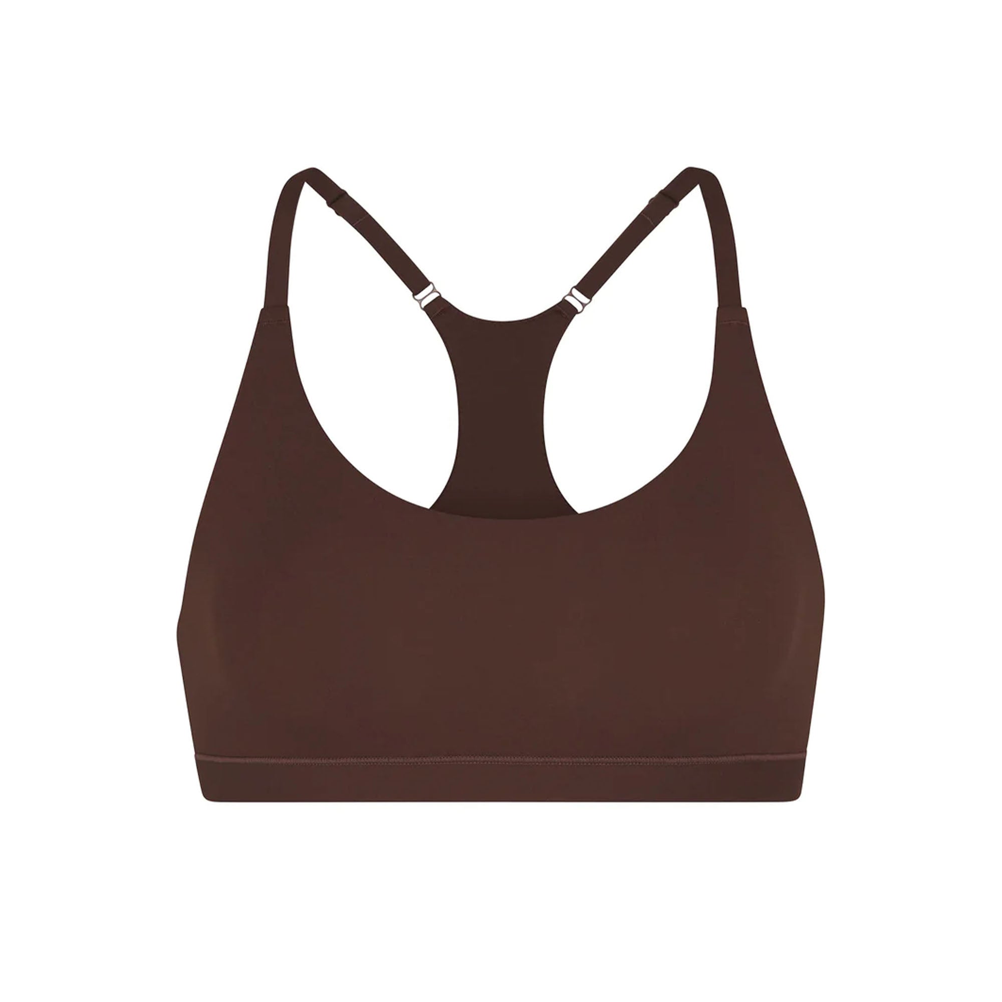 SKIMS FITS EVERYBODY RACERBACK SCOOP BRALETTE | COCOA