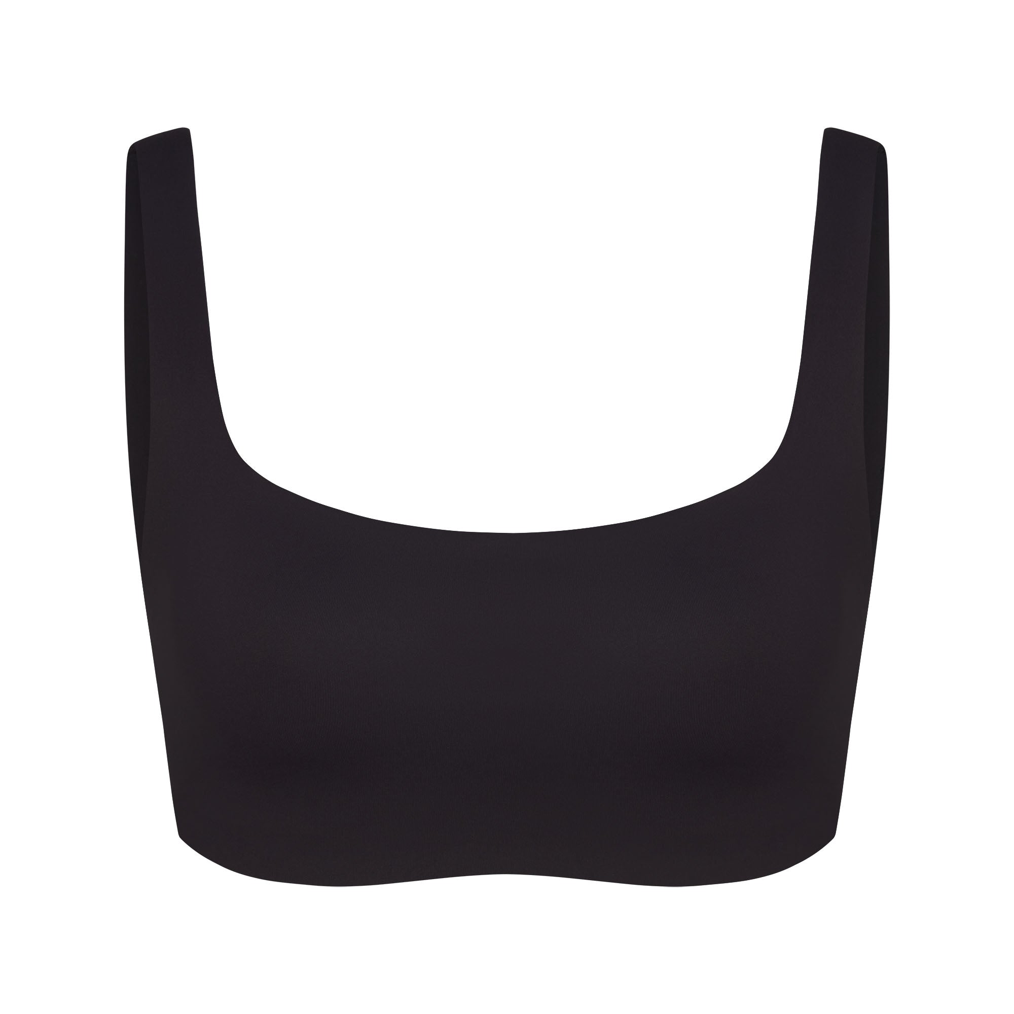 NikeSKIMS MATTE SCOOP NECK BRA | OBSIDIAN