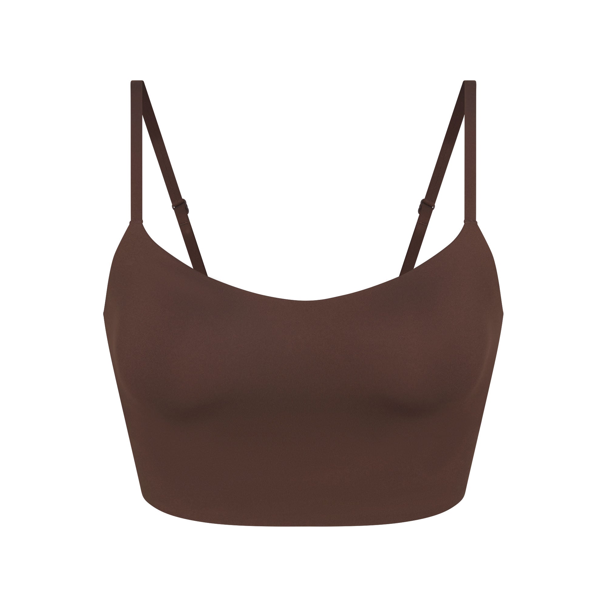 NikeSKIMS MATTE CAMI BRA TOP | DARK SEPIA