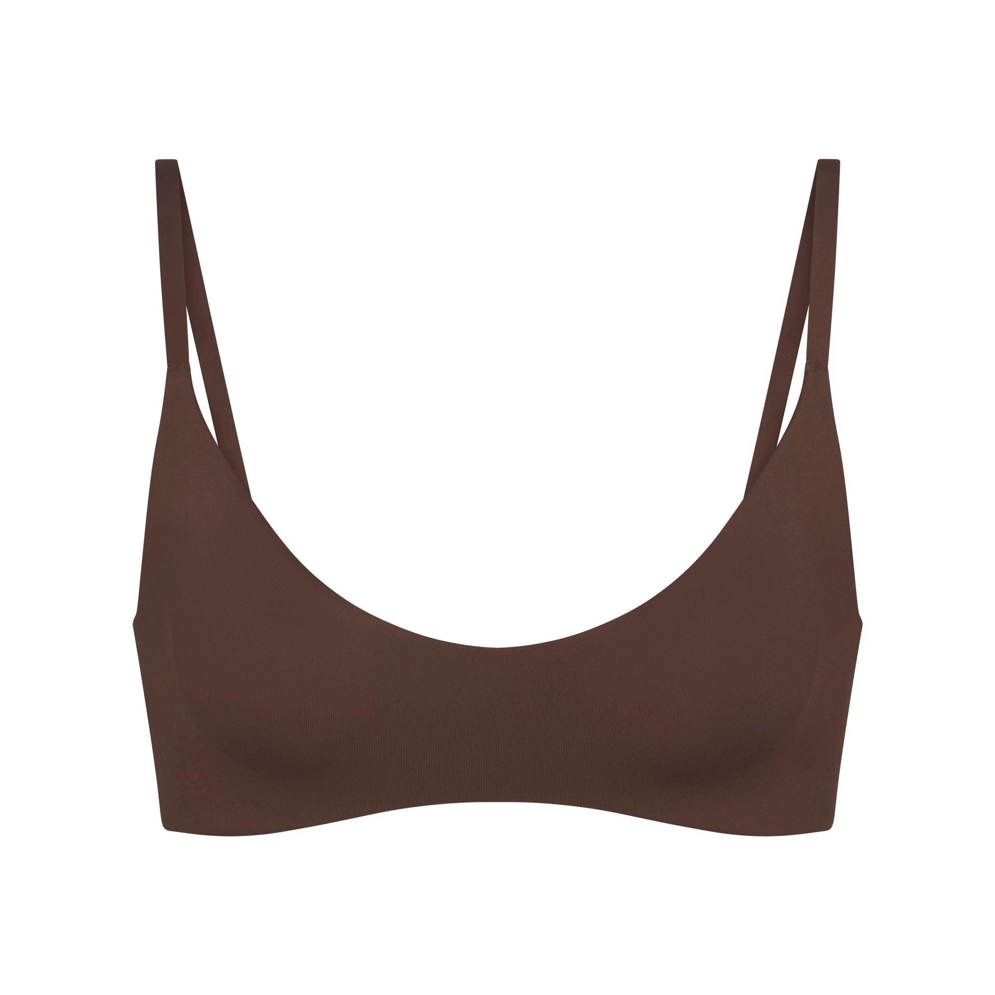 NikeSKIMS MATTE MICRO SCOOP BRA | DARK SEPIA