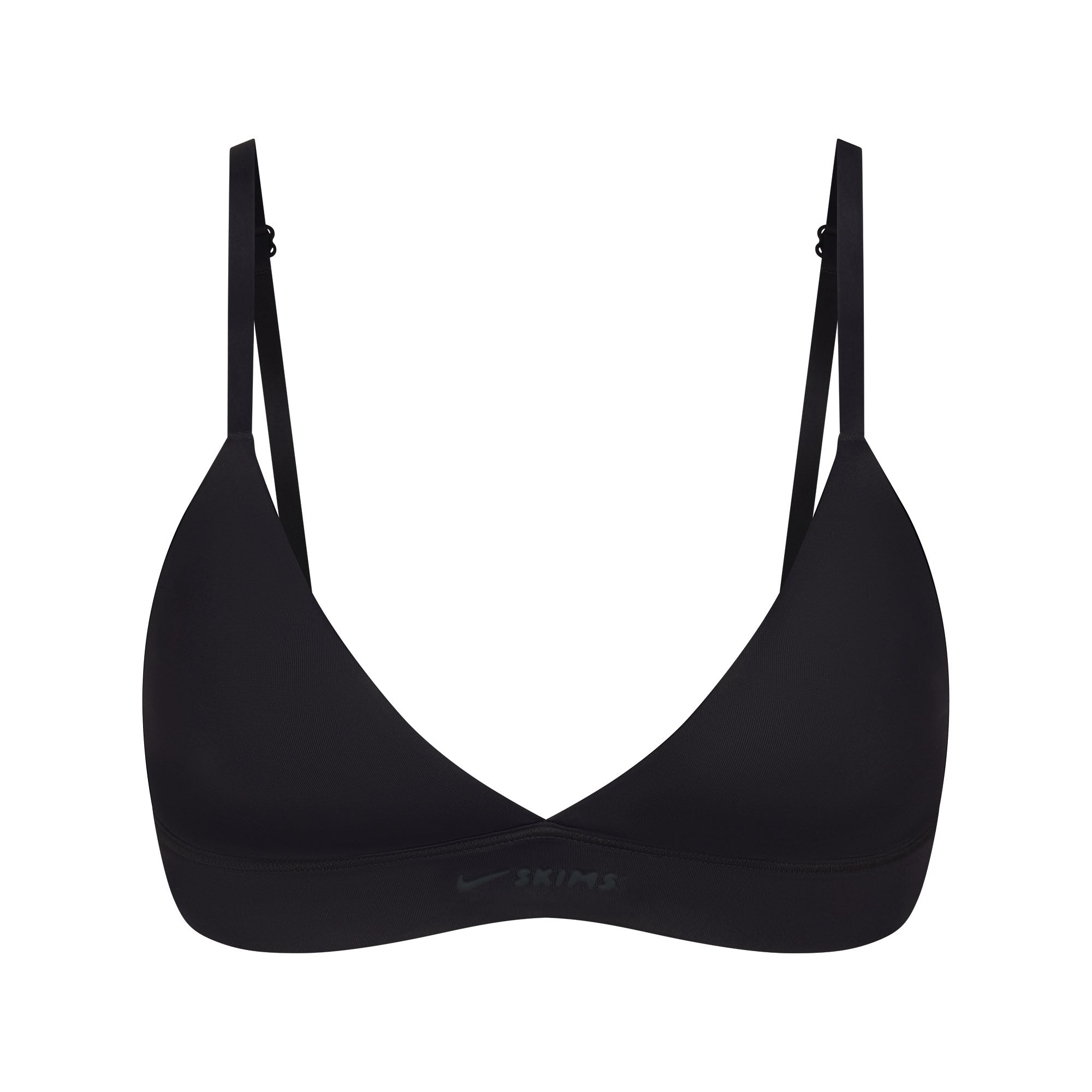 NikeSKIMS SHINE TRIANGLE BRA | OBSIDIAN