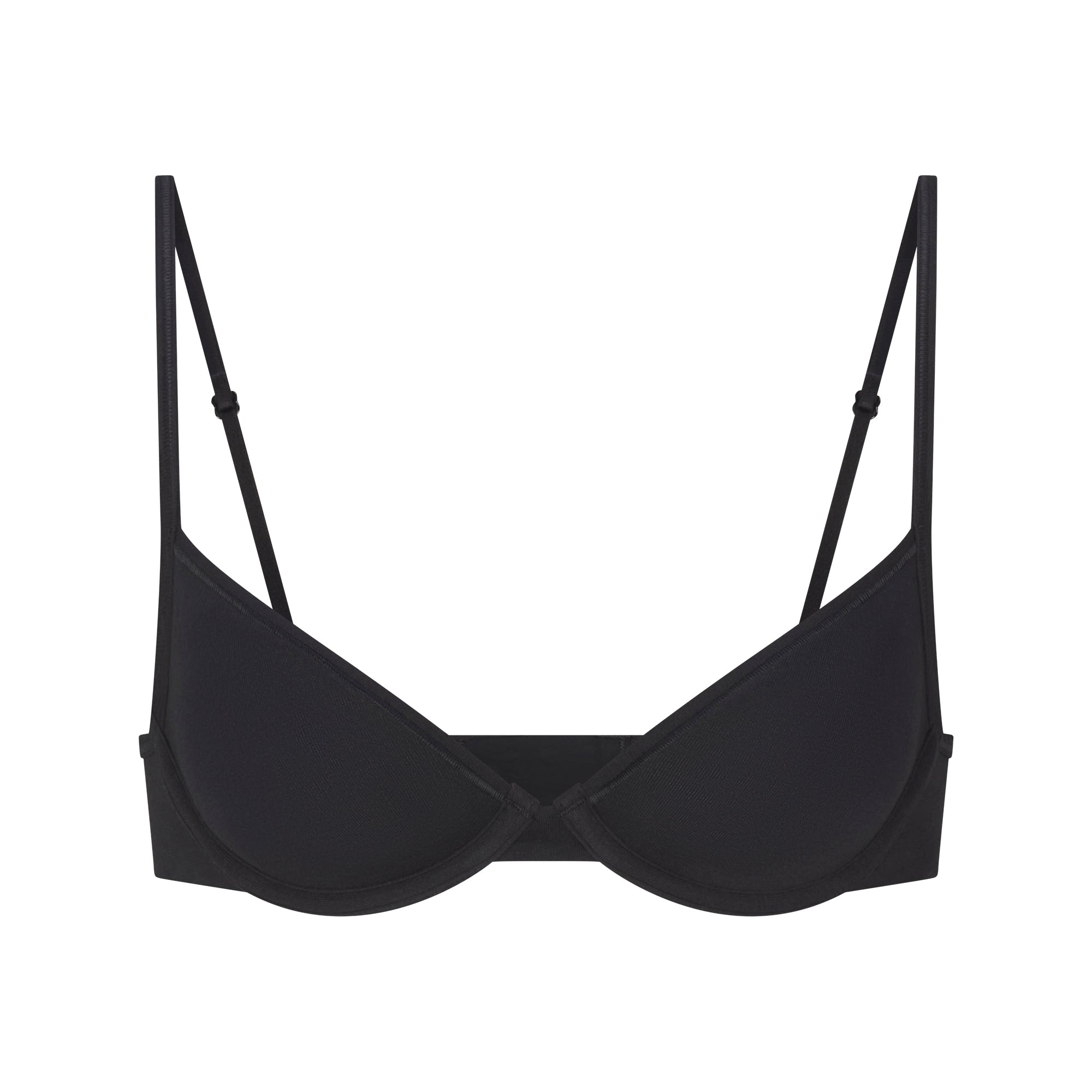 SKIMS EVERYDAY COTTON UNLINED DEMI BRA | ONYX