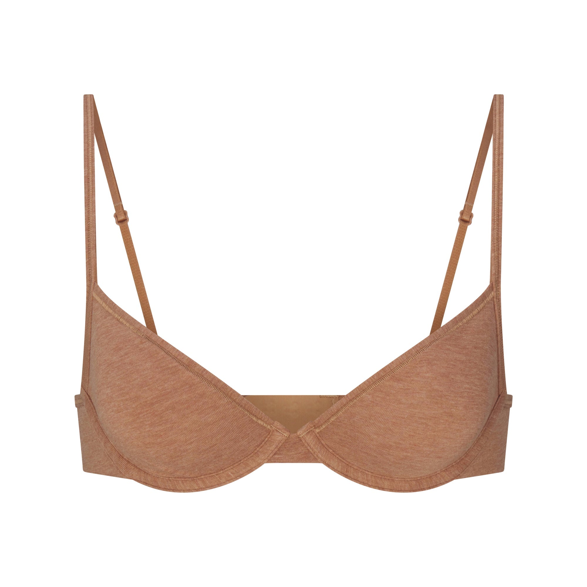 SKIMS EVERYDAY COTTON UNLINED DEMI BRA | SIENNA HEATHER