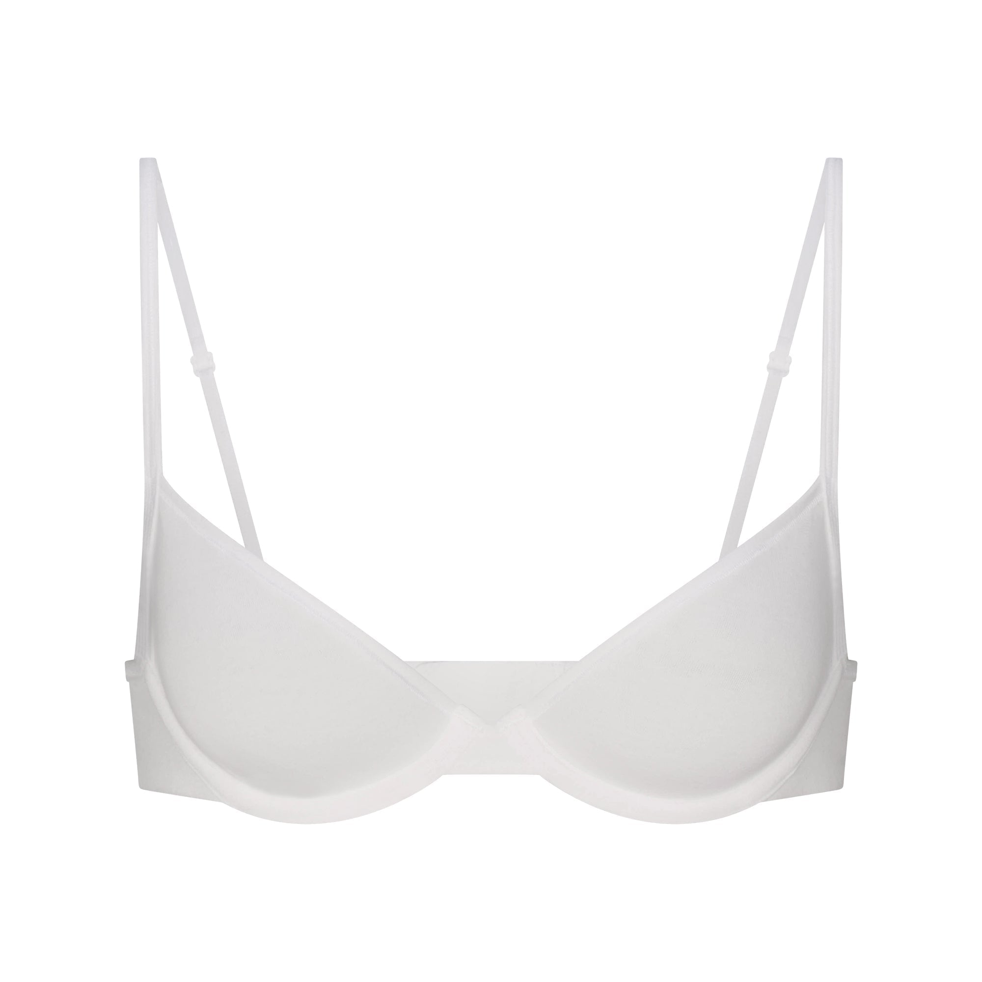 SKIMS EVERYDAY COTTON UNLINED DEMI BRA | SNOW