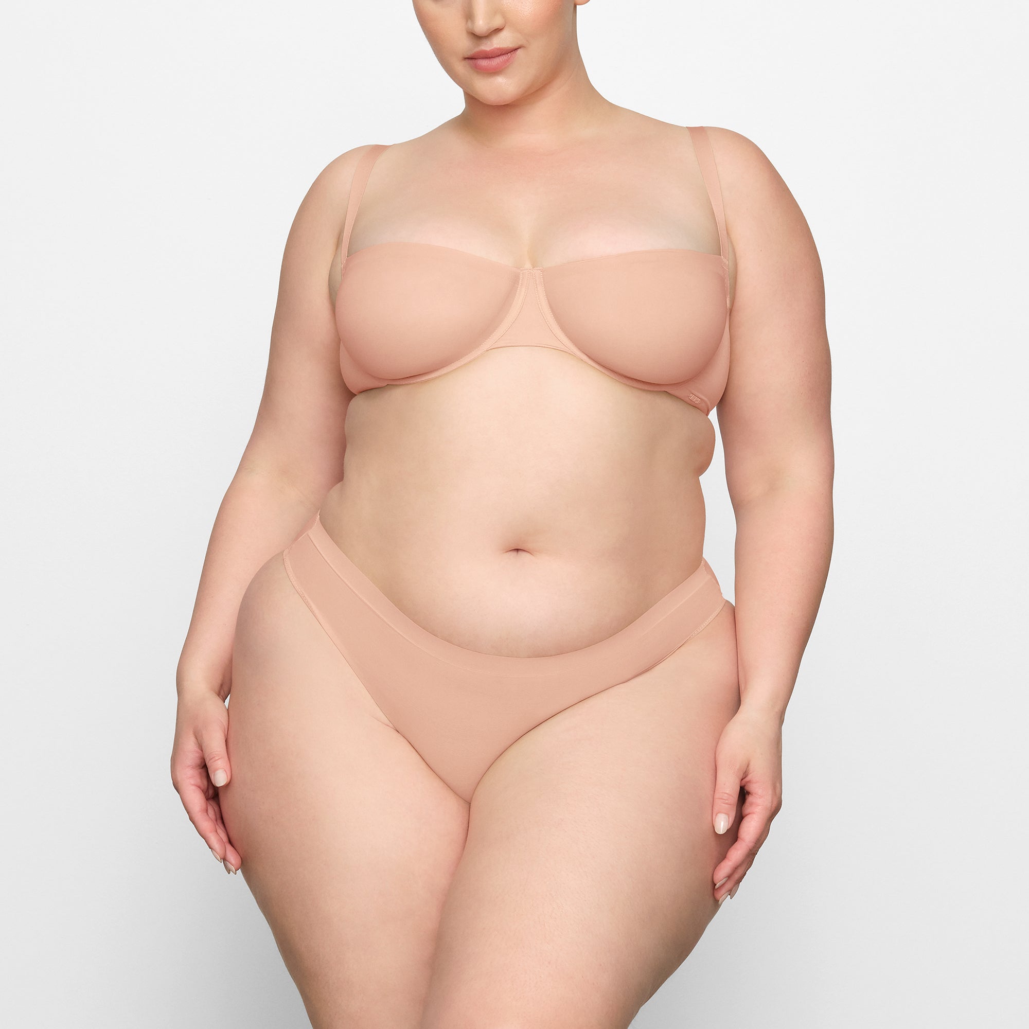 SKIMS NO SHOW UNLINED BALCONETTE BRA | MICA