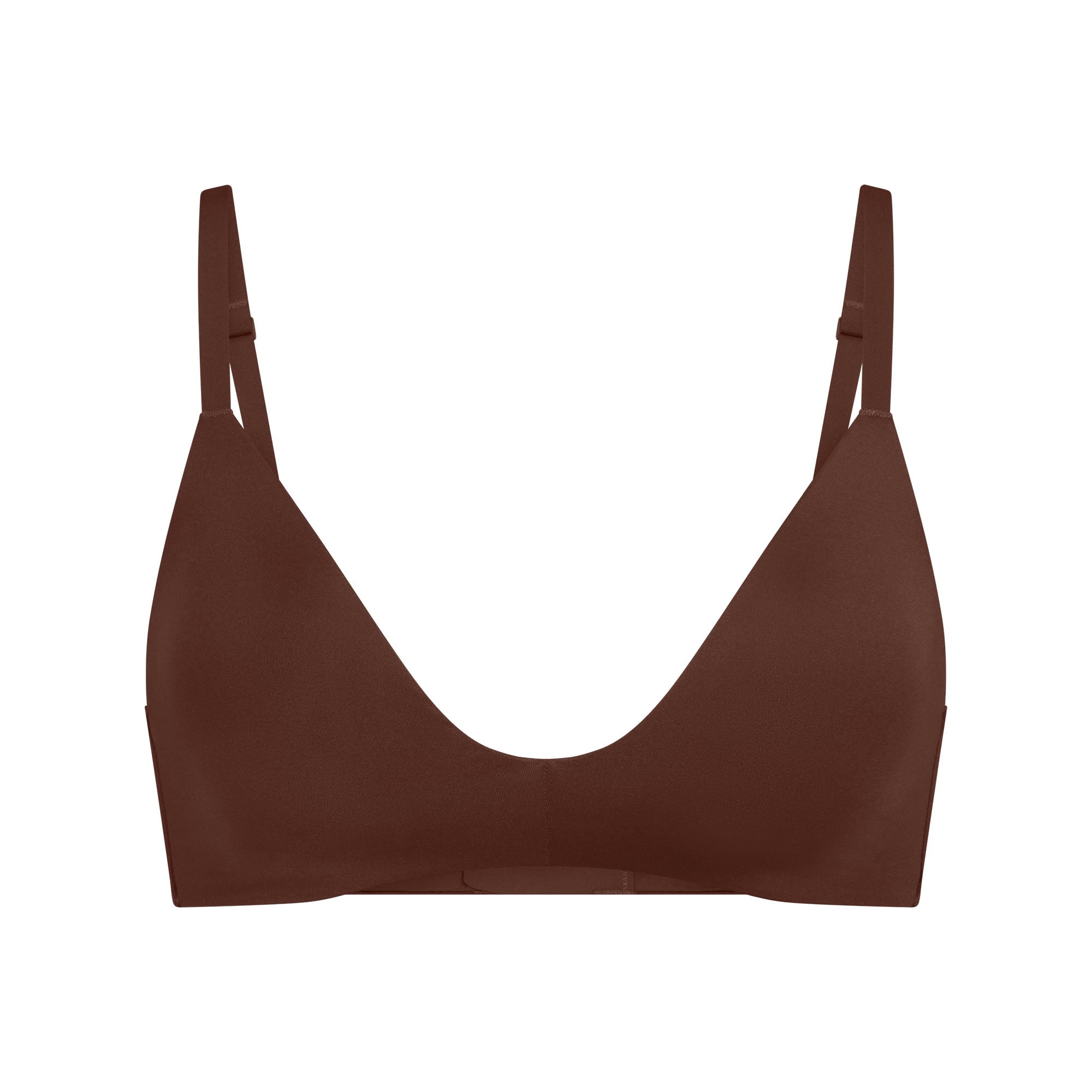 SKIMS WIRELESS FORM T-SHIRT DEMI BRA | COCOA
