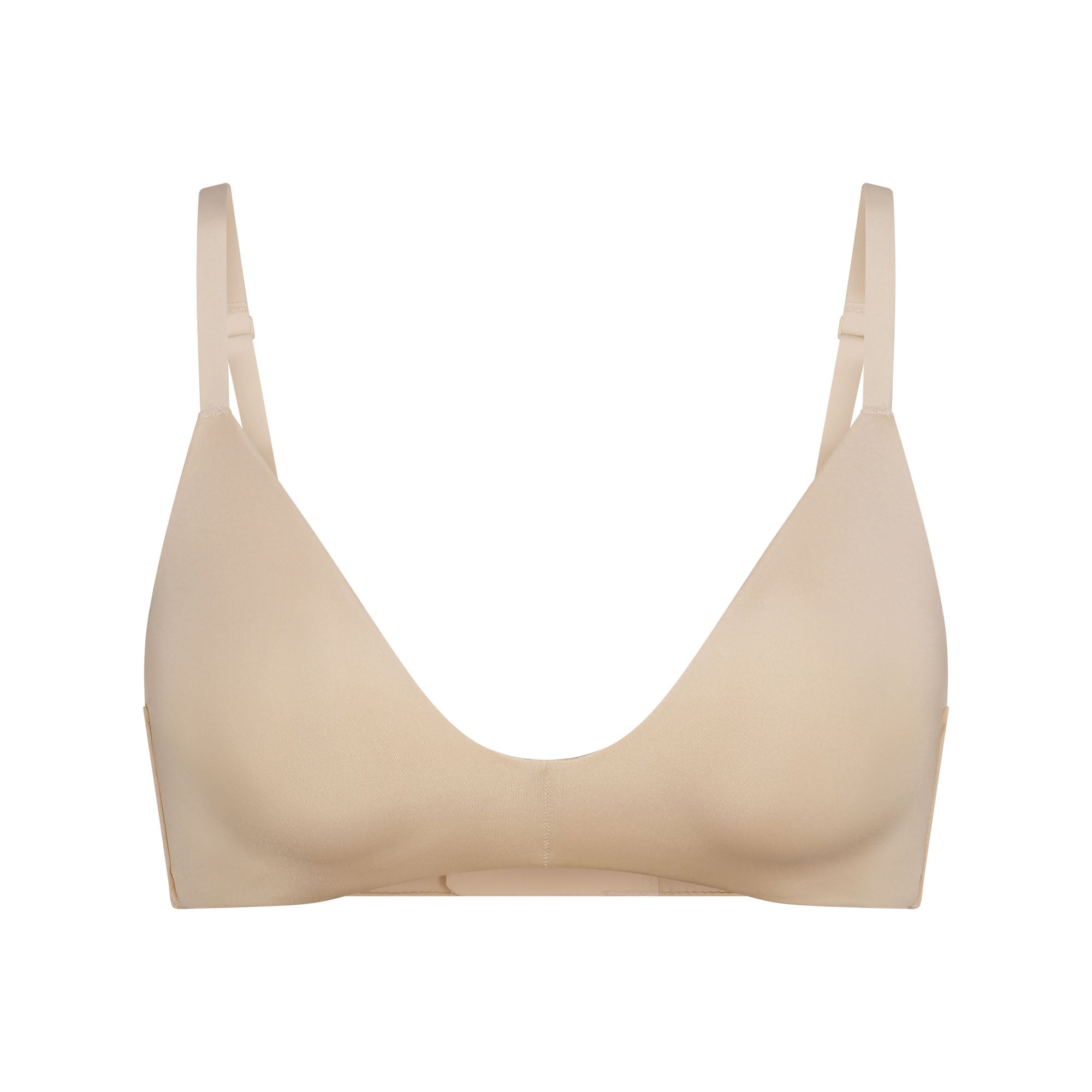 SKIMS WIRELESS FORM T-SHIRT DEMI BRA | SAND