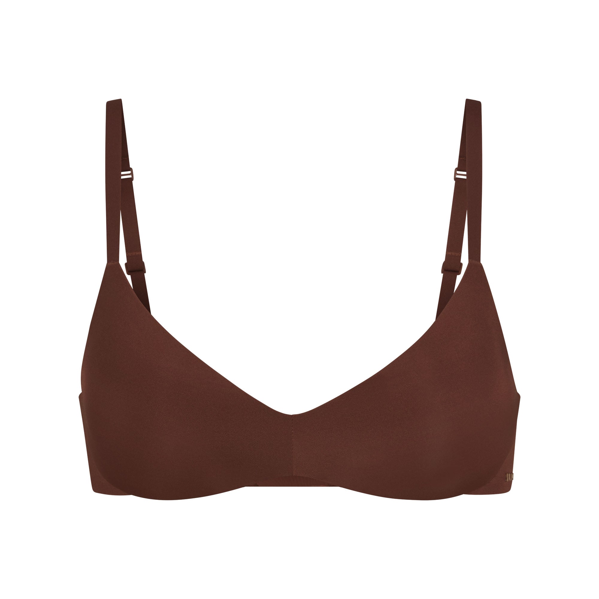 SKIMS WIRELESS FORM PUSH-UP PLUNGE BRA | COCOA
