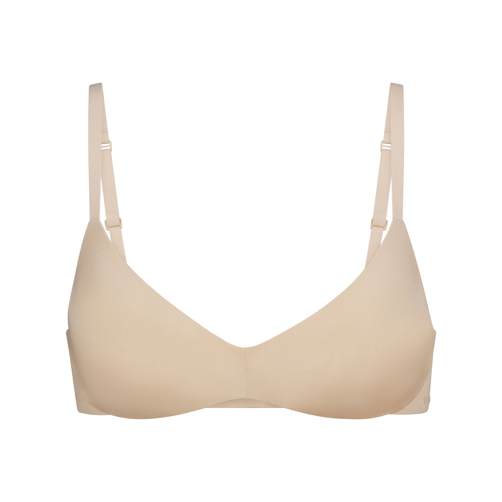 SKIMS WIRELESS FORM PUSH-UP PLUNGE BRA | SAND