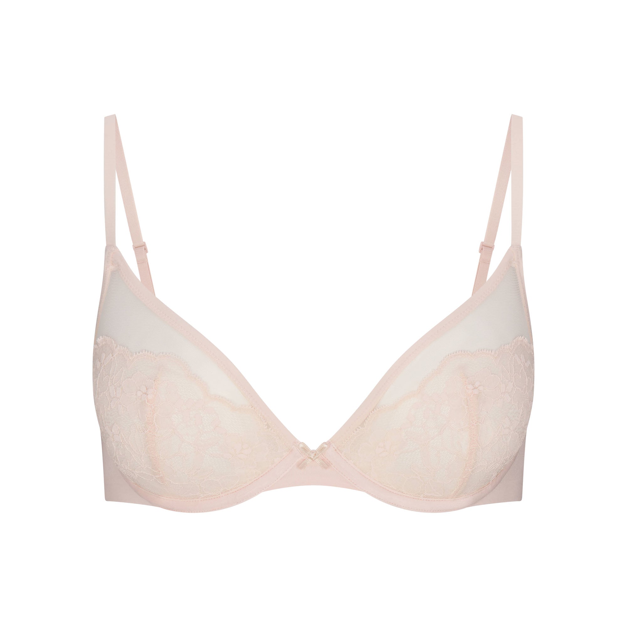 SKIMS LACE UNLINED DEMI BRA | PRIMROSE