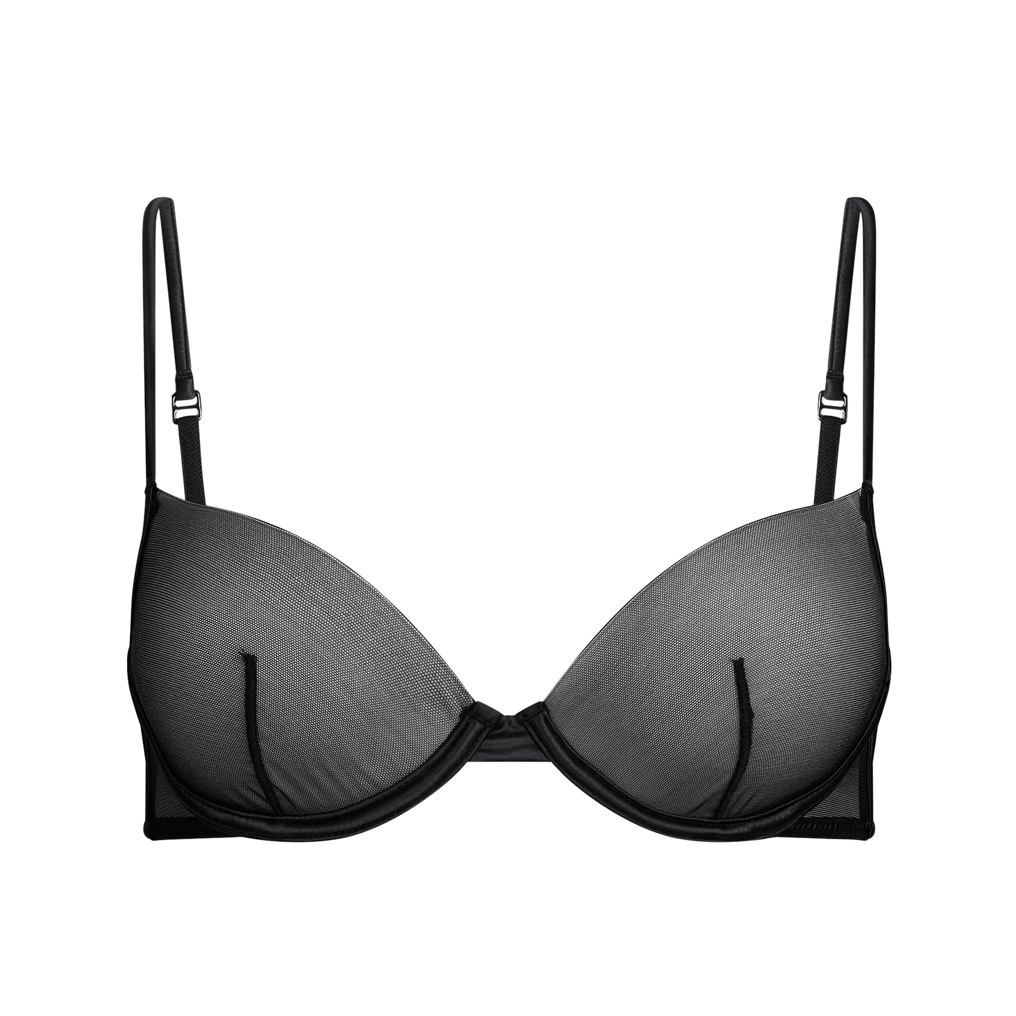 SKIMS INVISIBLE PLUNGE BRA | OBSIDIAN