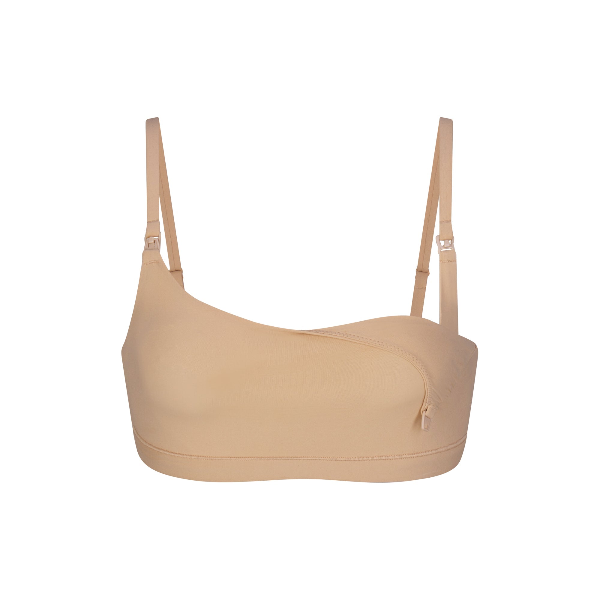SKIMS FITS EVERYBODY MATERNITY NURSING SCOOP BRALETTE | CLAY