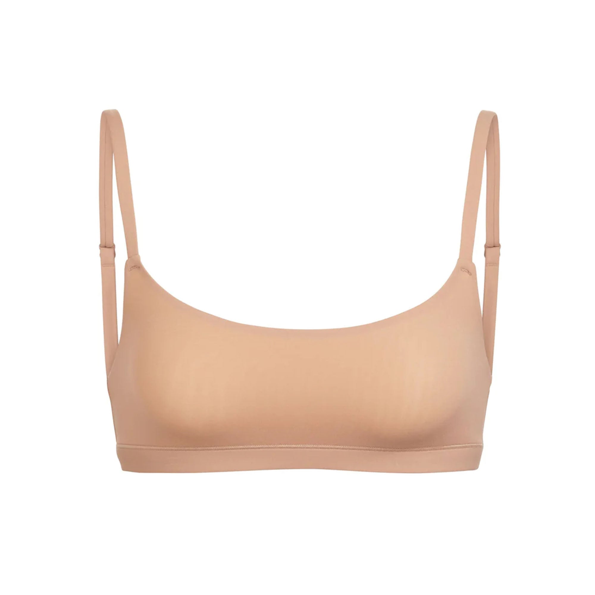 SKIMS FITS EVERYBODY SCOOP BRALETTE | OCHRE