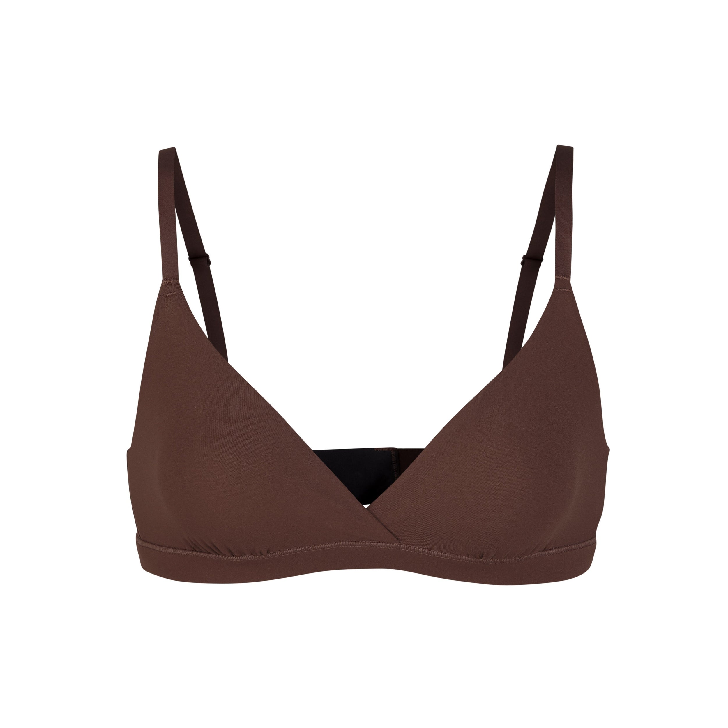 SKIMS FITS EVERYBODY CROSSOVER BRALETTE | COCOA