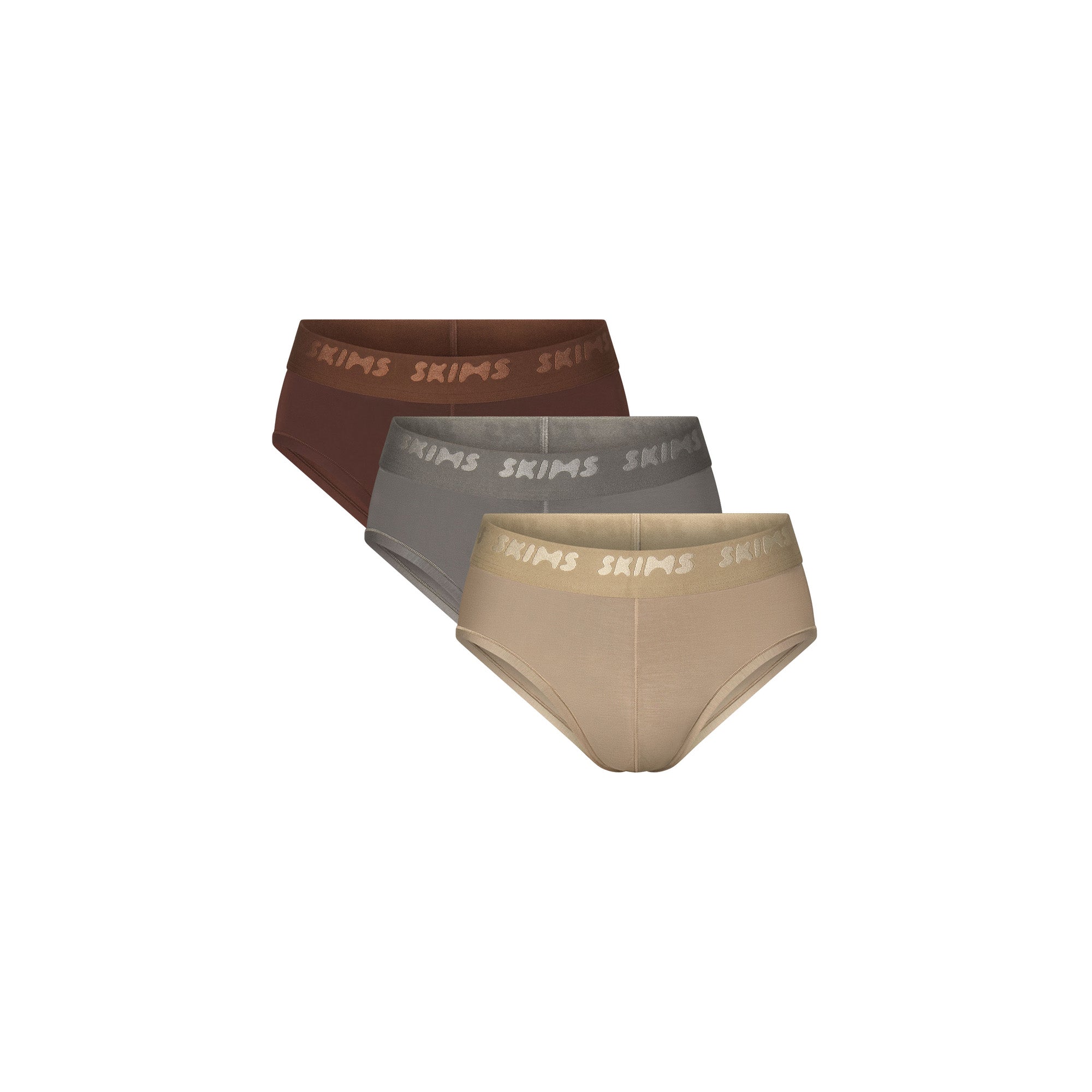 SKIMS STRETCH MENS BRIEF 3-PACK | DESERT MULTI