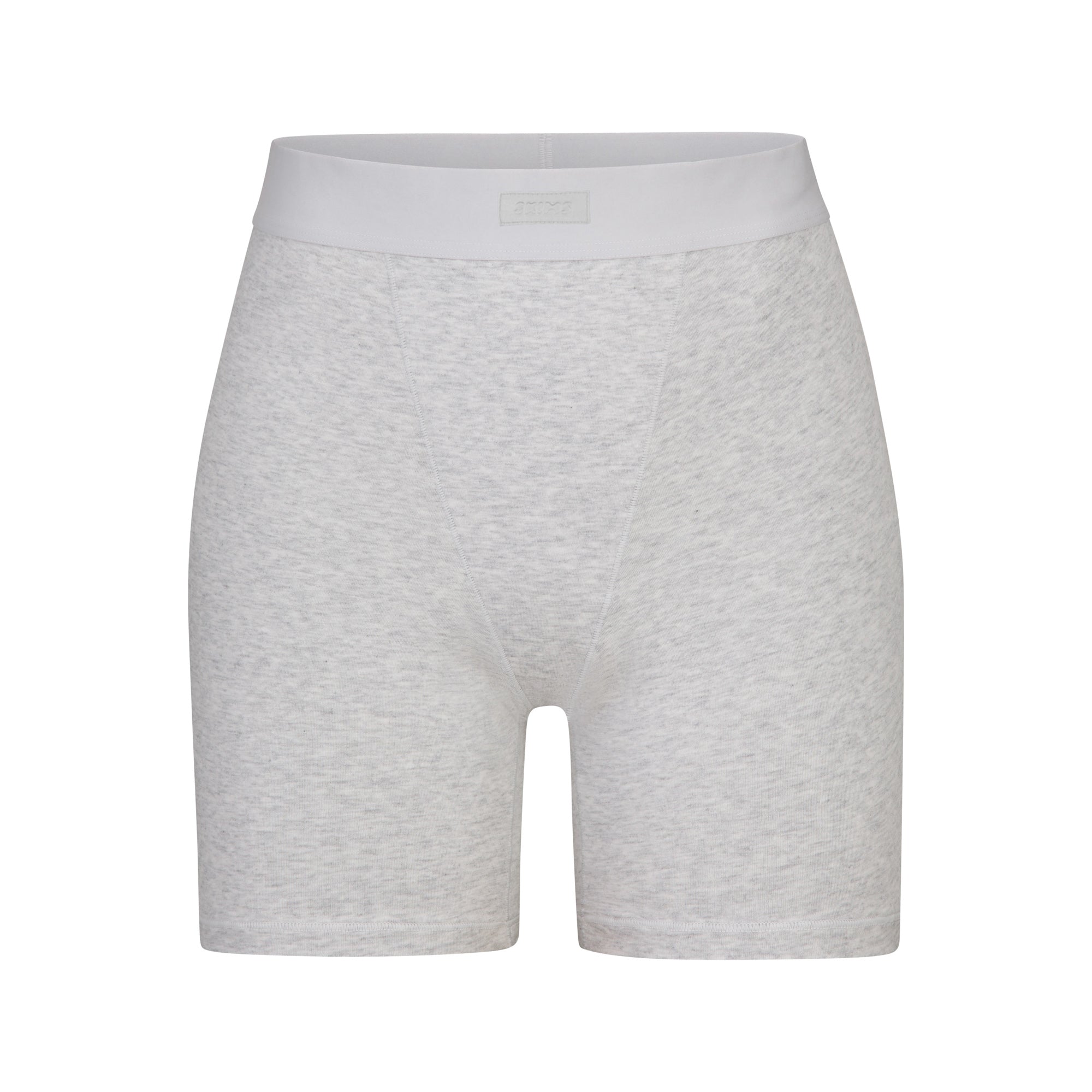 SKIMS BOYFRIEND BOXER | LIGHT HEATHER GREY