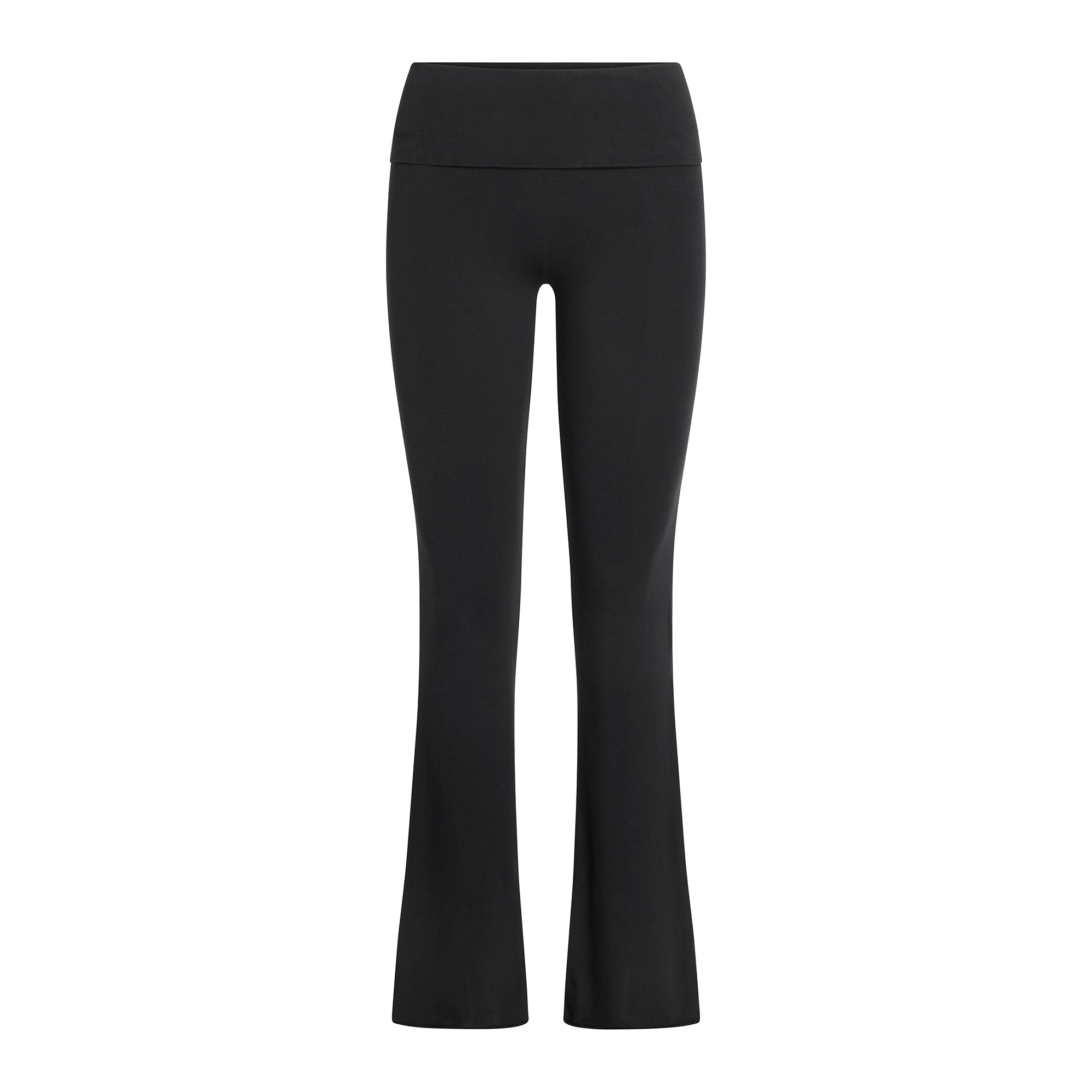 SKIMS COTTON JERSEY FOLDOVER PANT | SOOT