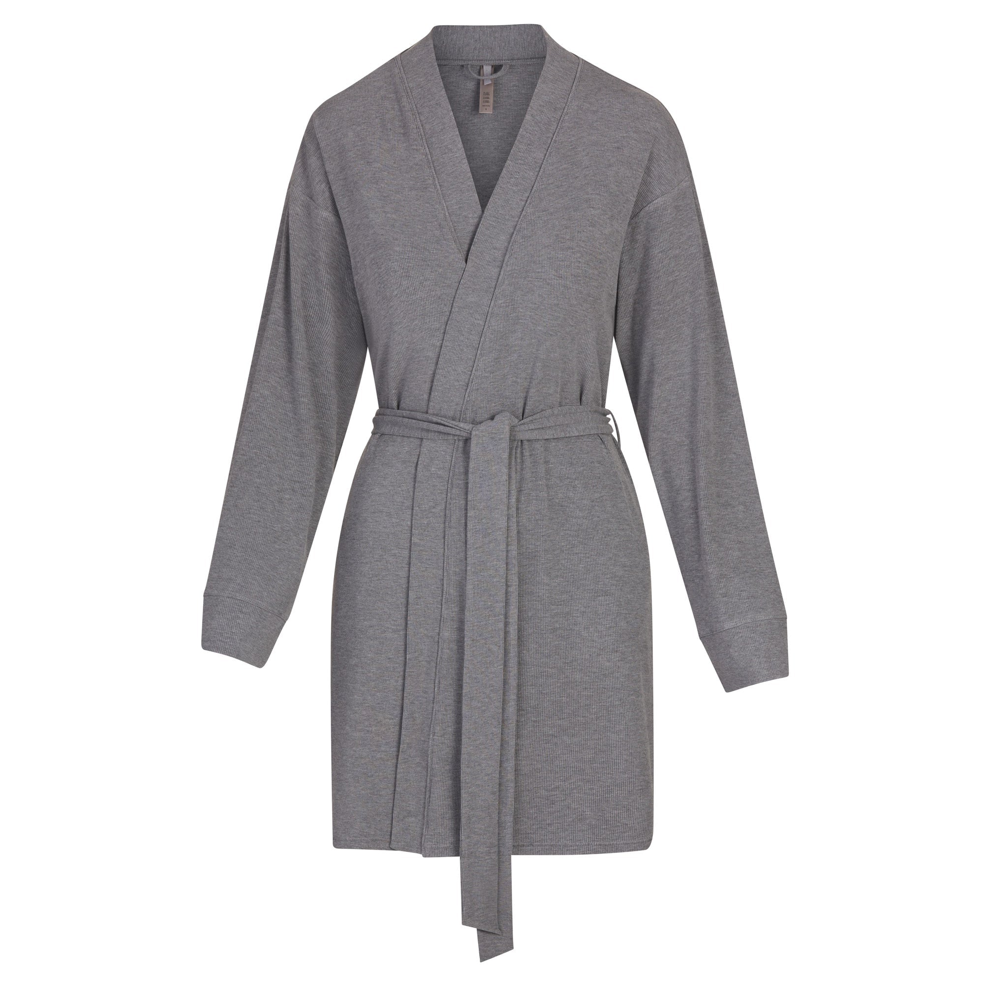 SKIMS SOFT LOUNGE ROBE | HEATHER GREY
