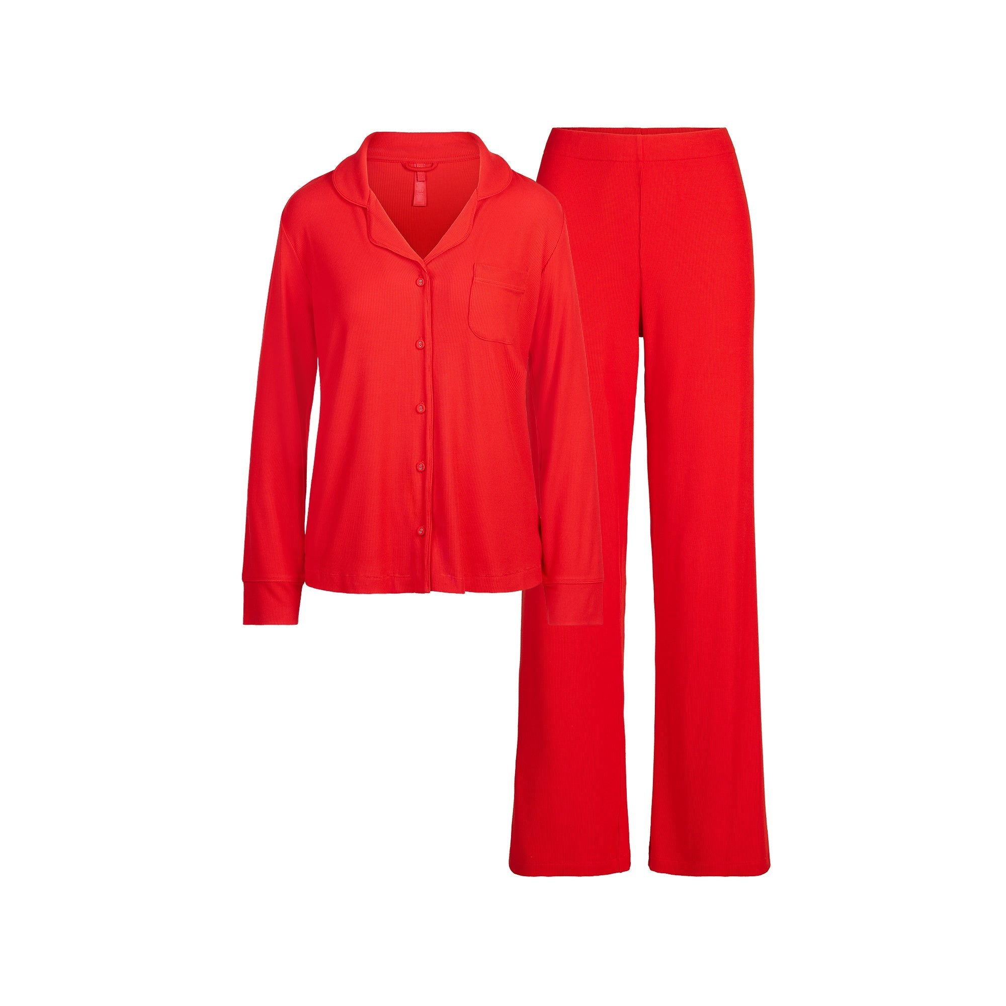 SKIMS SOFT LOUNGE SLEEP SET | CHERRY