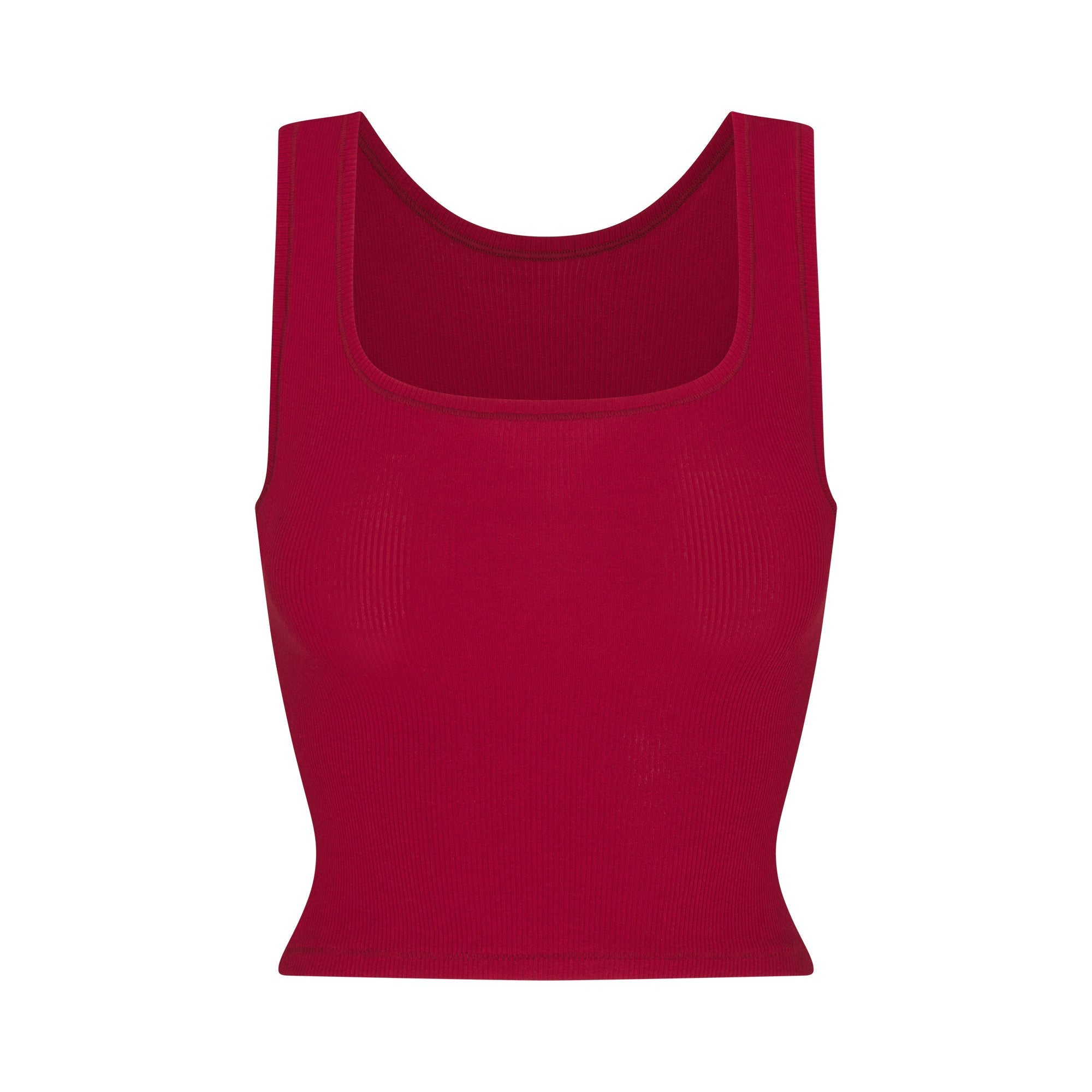 SKIMS COTTON RIB TANK | BRICK