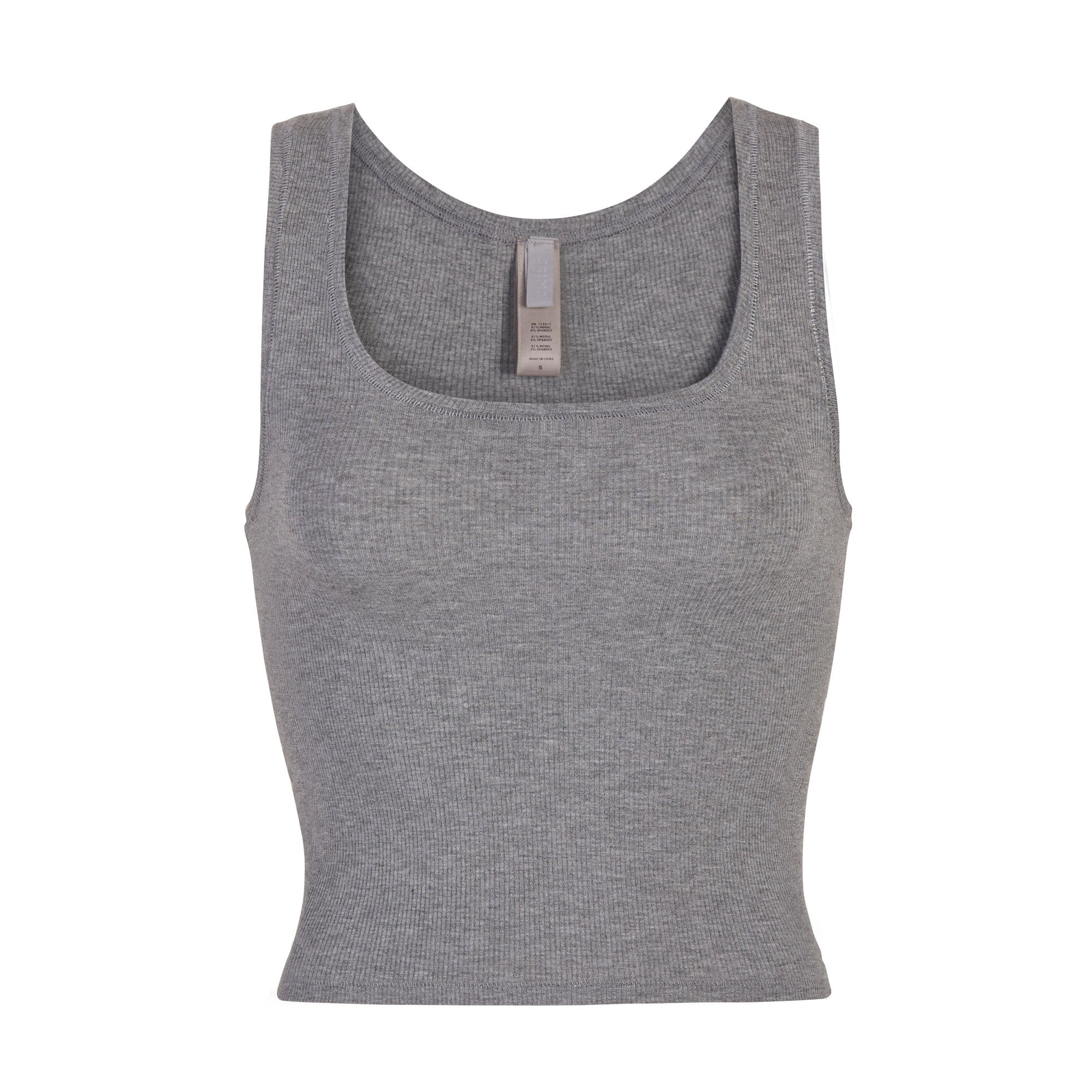 SKIMS SOFT LOUNGE TANK | HEATHER GREY
