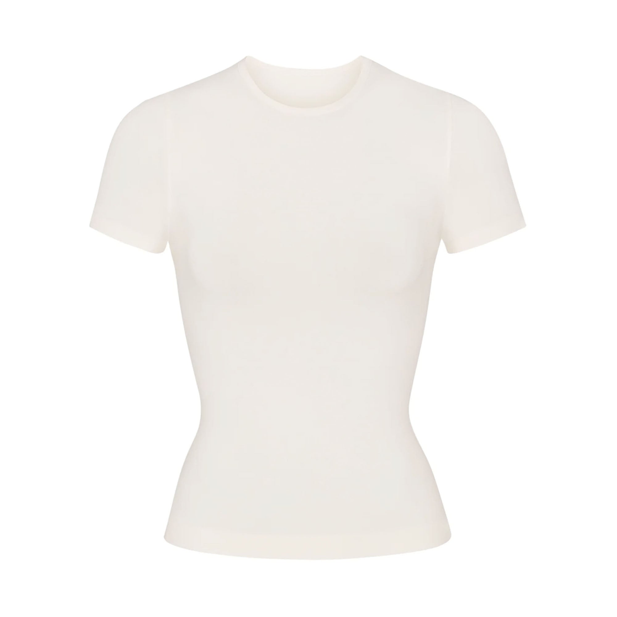 SKIMS SOFT SMOOTHING SEAMLESS T-SHIRT | MARBLE