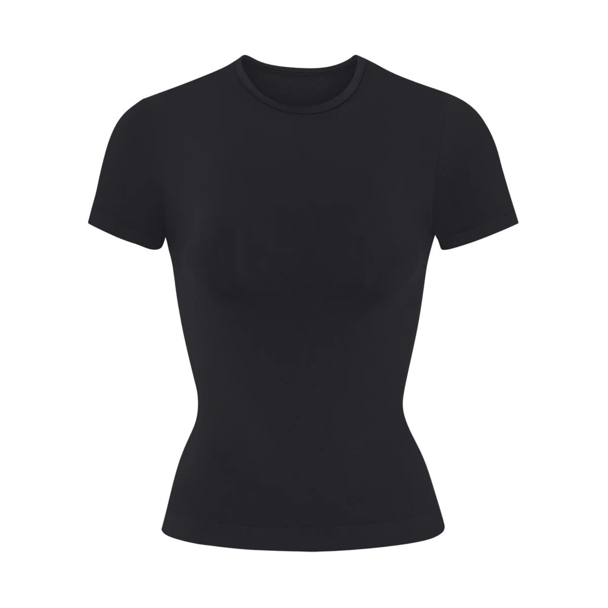 SKIMS SOFT SMOOTHING SEAMLESS T-SHIRT | ONYX