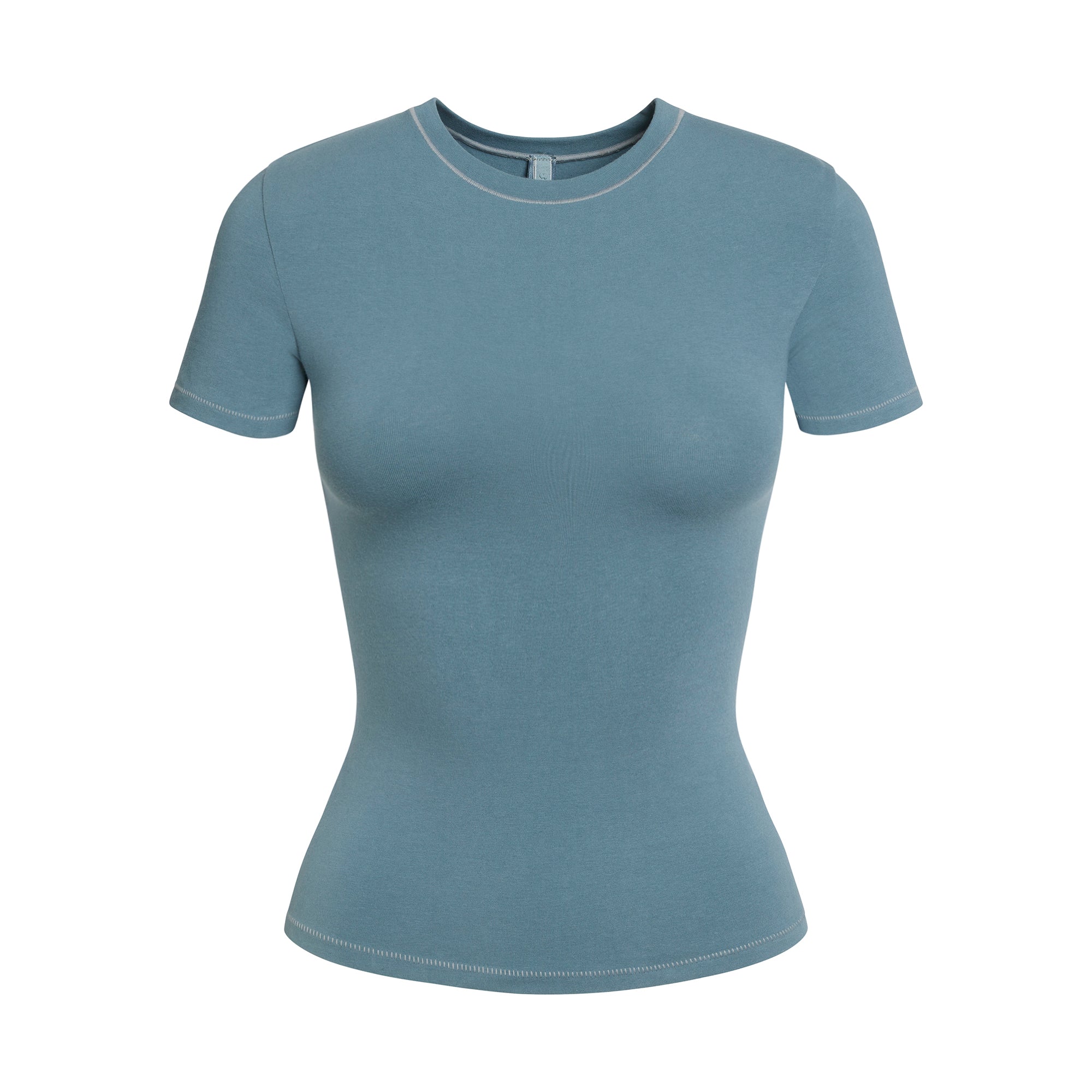 SKIMS COTTON JERSEY T-SHIRT | KYANITE