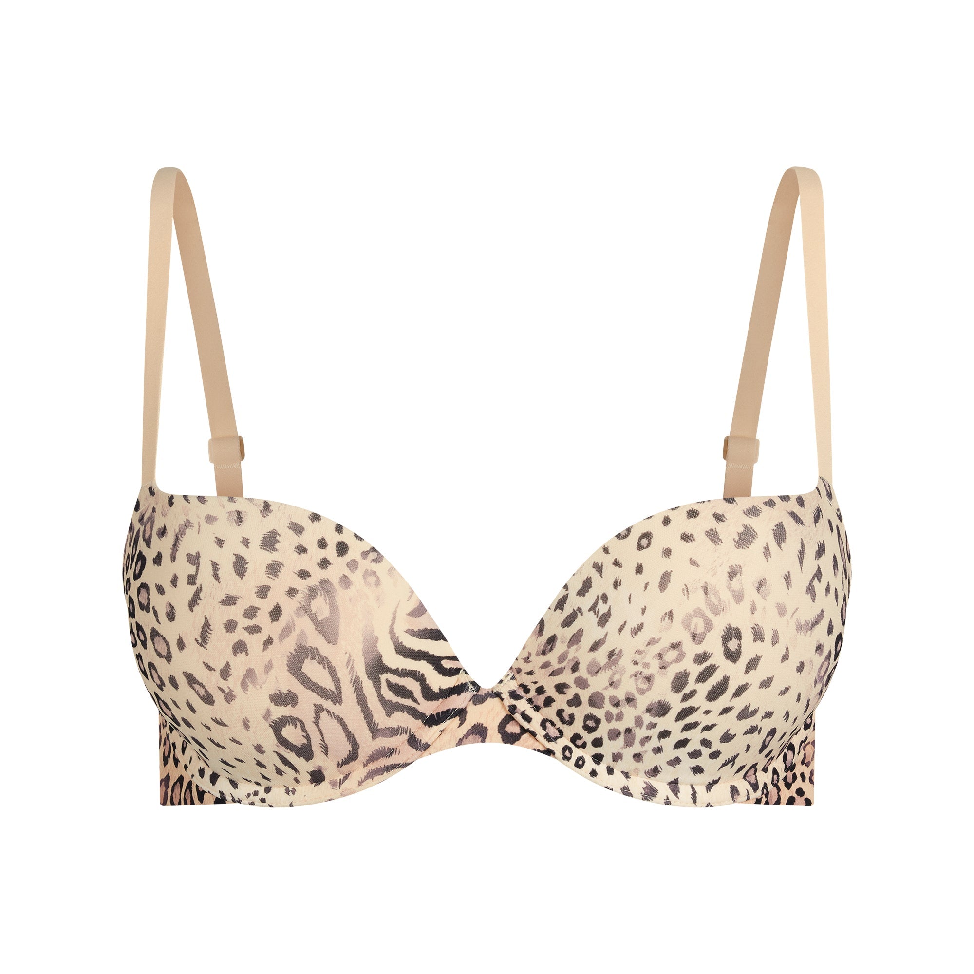 SKIMS FITS EVERYBODY PUSH-UP BRA | SAND MULTI ANIMAL