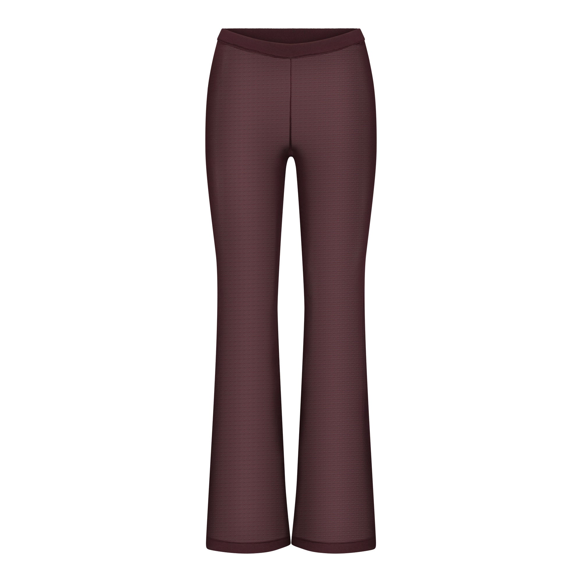SKIMS SLINKY KNIT LOW RISE PANT | CURRANT