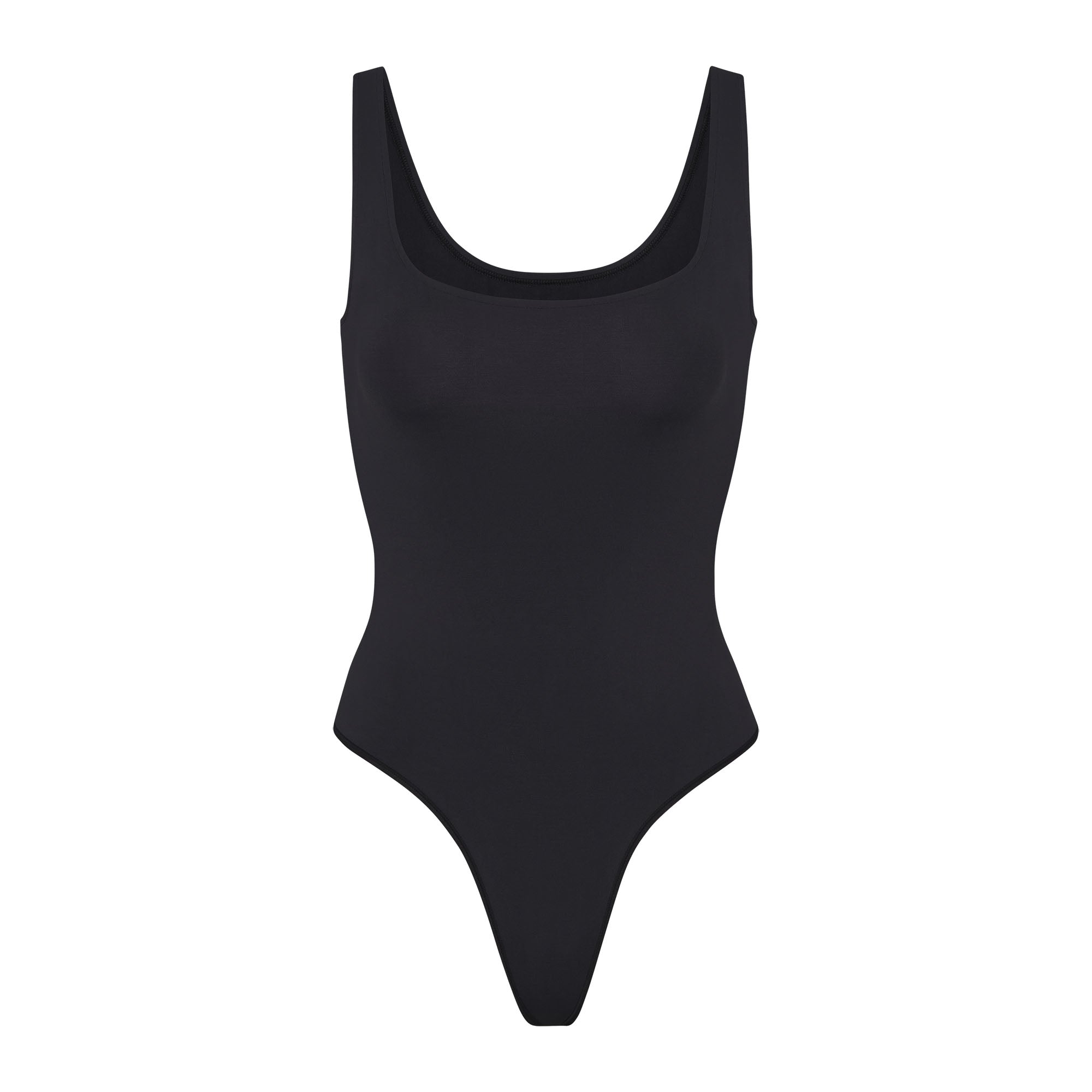SKIMS SOFT SMOOTHING SEAMLESS THONG BODYSUIT | ONYX