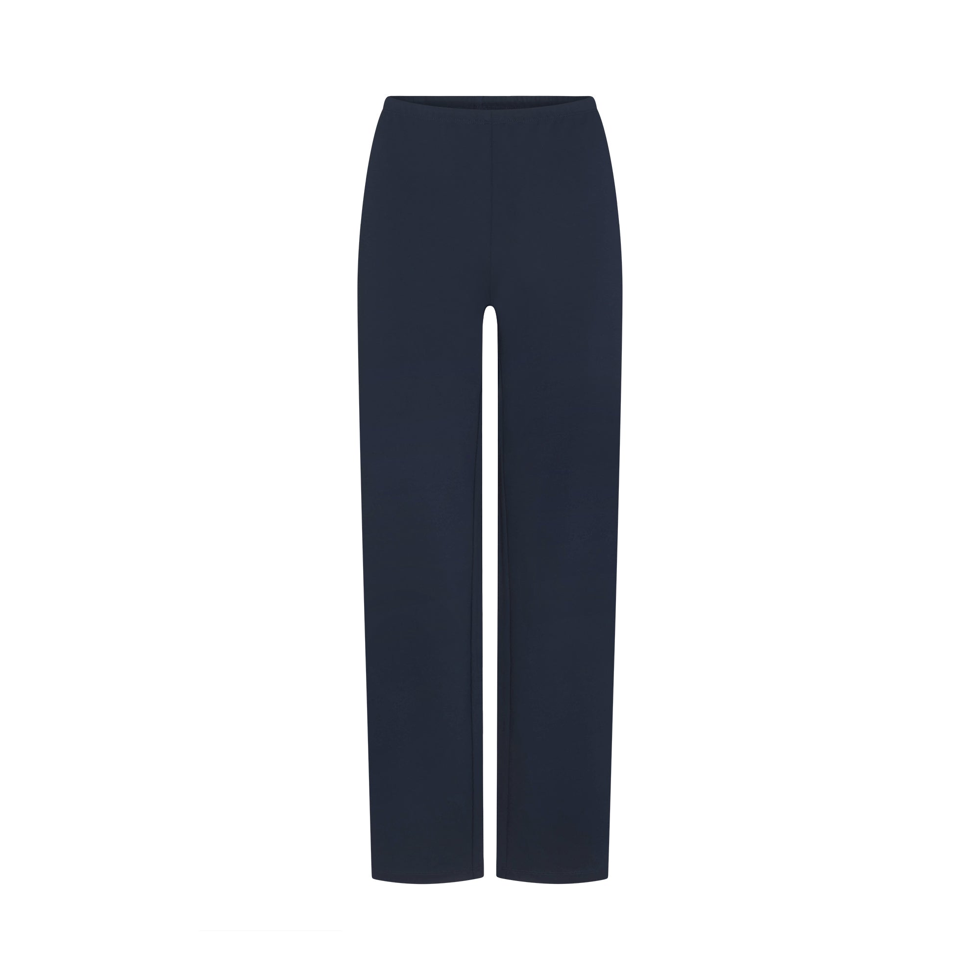 SKIMS HEAVYWEIGHT CREPE STRAIGHT LEG PANT | NAVY