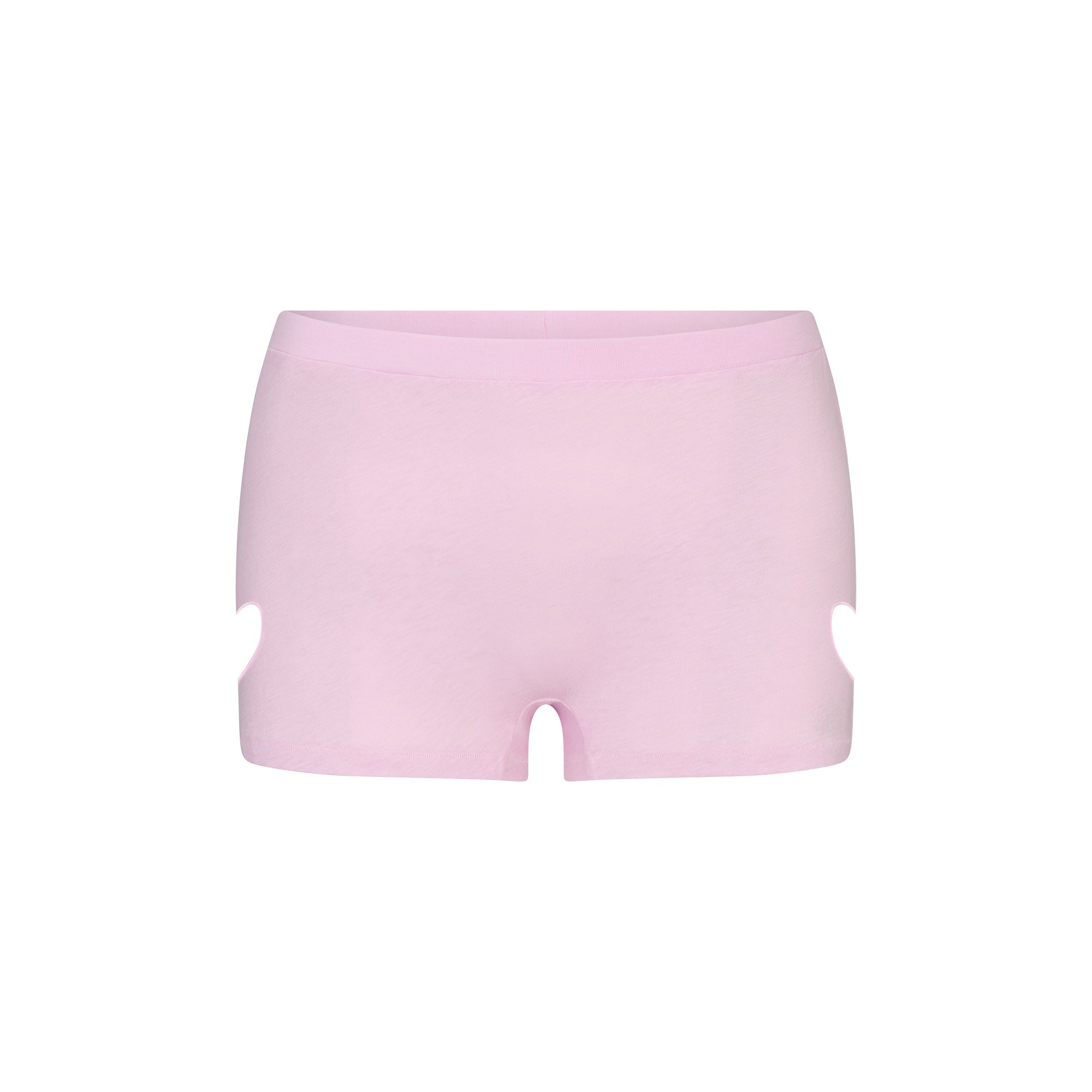 SKIMS WORN IN JERSEY HEART MICRO SHORT | BABY PINK