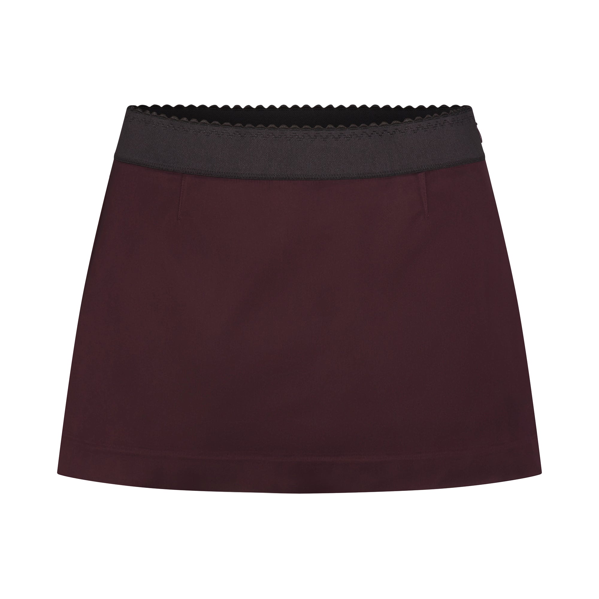 SKIMS SATIN MINI SKIRT | CURRANT