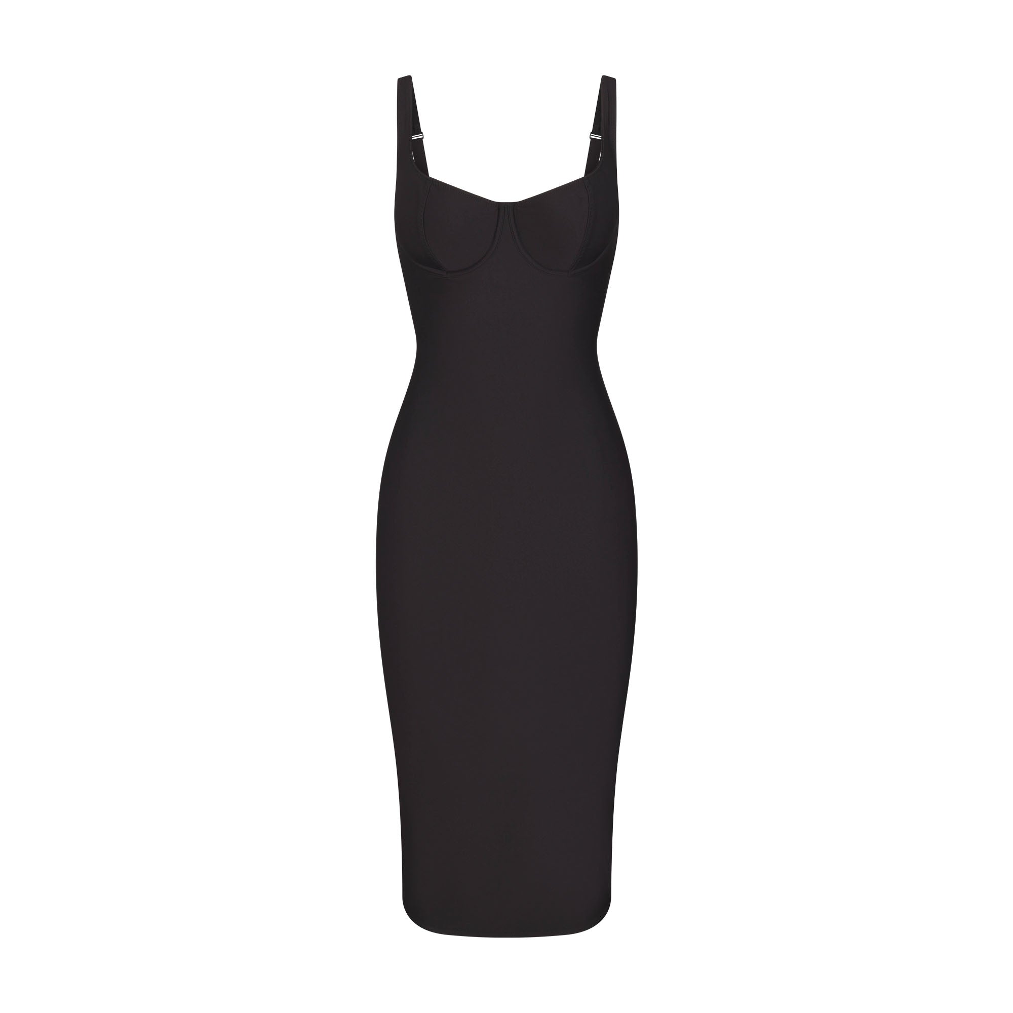 SKIMS BODY MIDI DRESS | ONYX