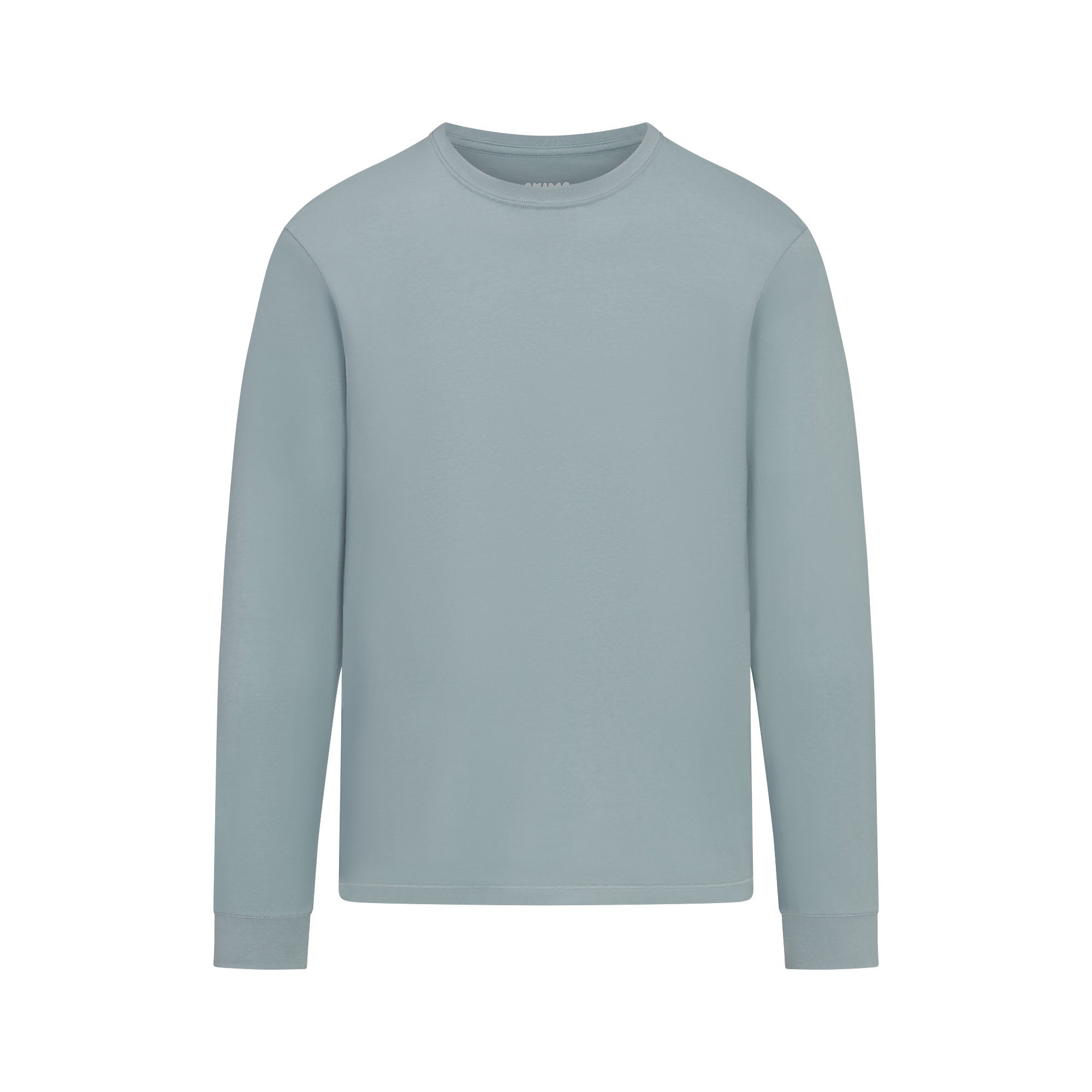 SKIMS COTTON MENS CLASSIC LONG SLEEVE T-SHIRT | SKY